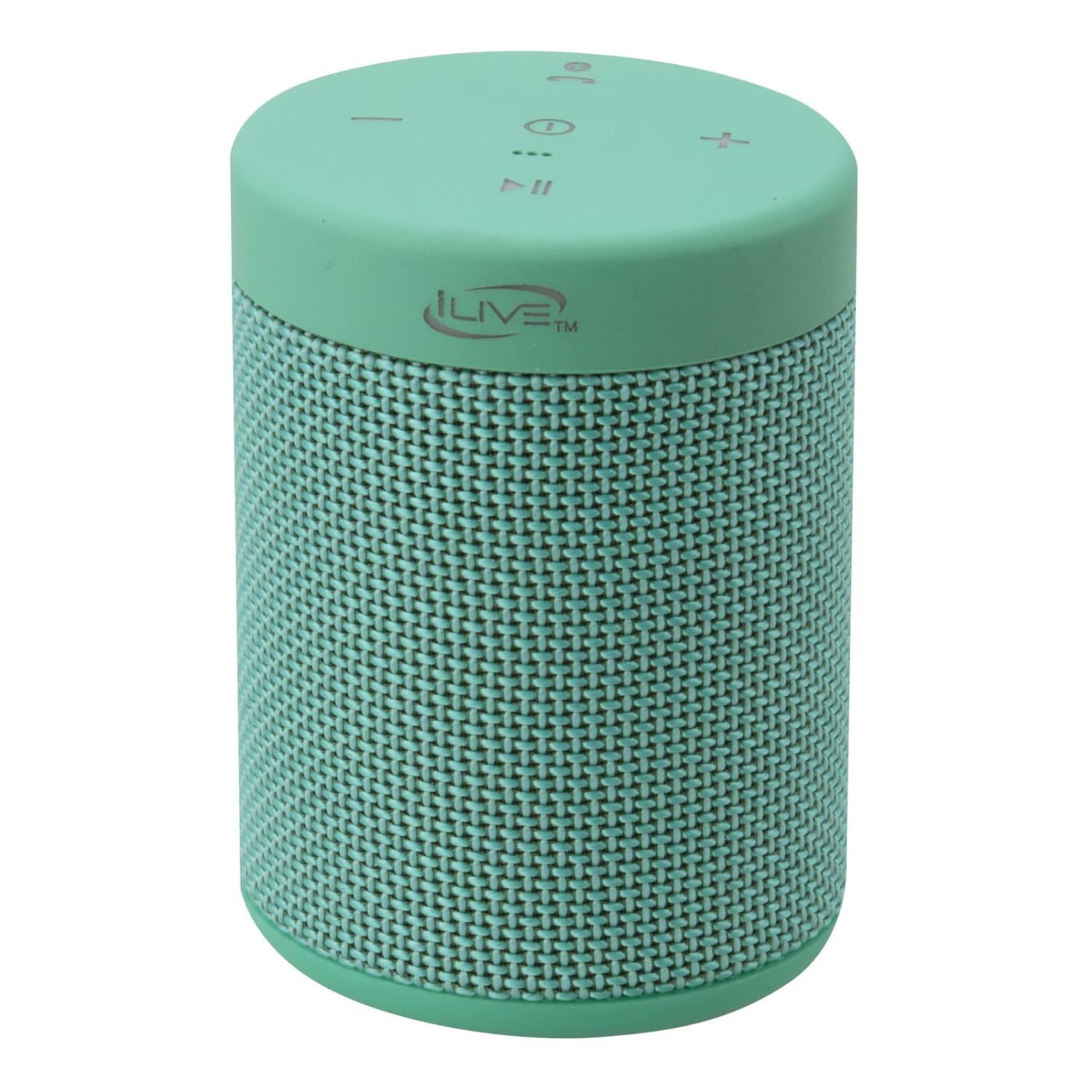 iLive ISBW108 Bluetooth Waterproof Speaker, 3.5inH x 2.6inW x 2.6inD, Teal, ISBW108TQ