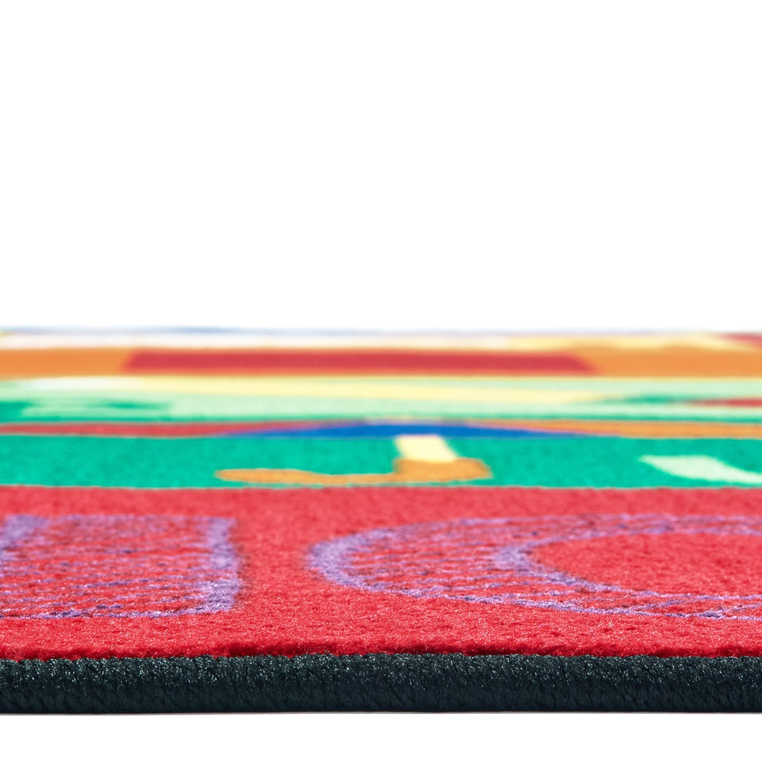 Carpets for Kids Premium Collection Sequential Seating Literacy ABC Rug, 8ft 4in x 13ft 4in, Multicolor - Image 5