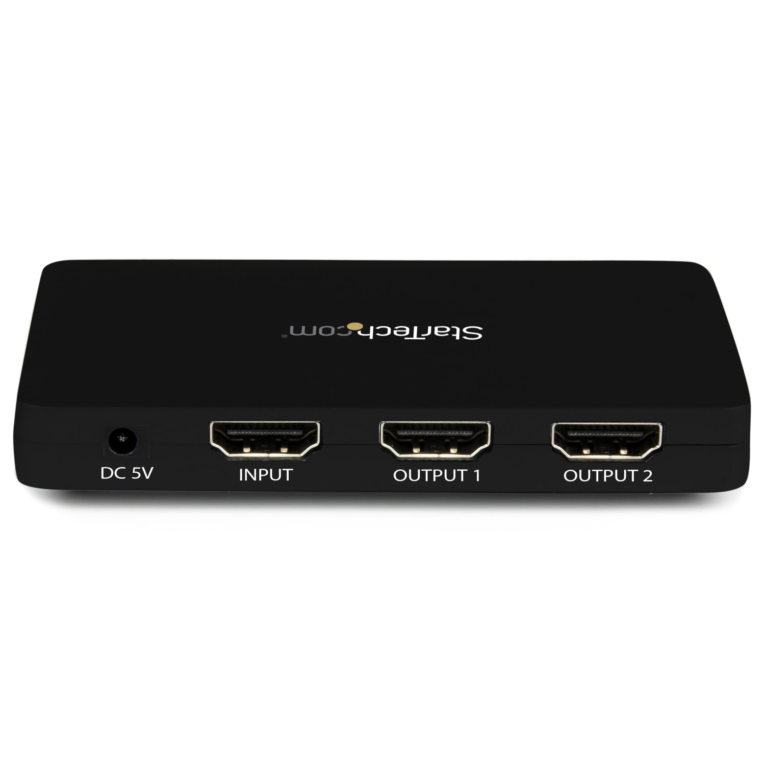 StarTech.com HDMI Splitter 1 In 2 Out - 4k 30Hz - 2 Port - Aluminum - HDMI Multi Port - HDMI Audio Splitter - Displays the same image w/ sound on 2 screens - Splits an HDMI video signal up to dual HD/ 4K 30Hz - Image 4