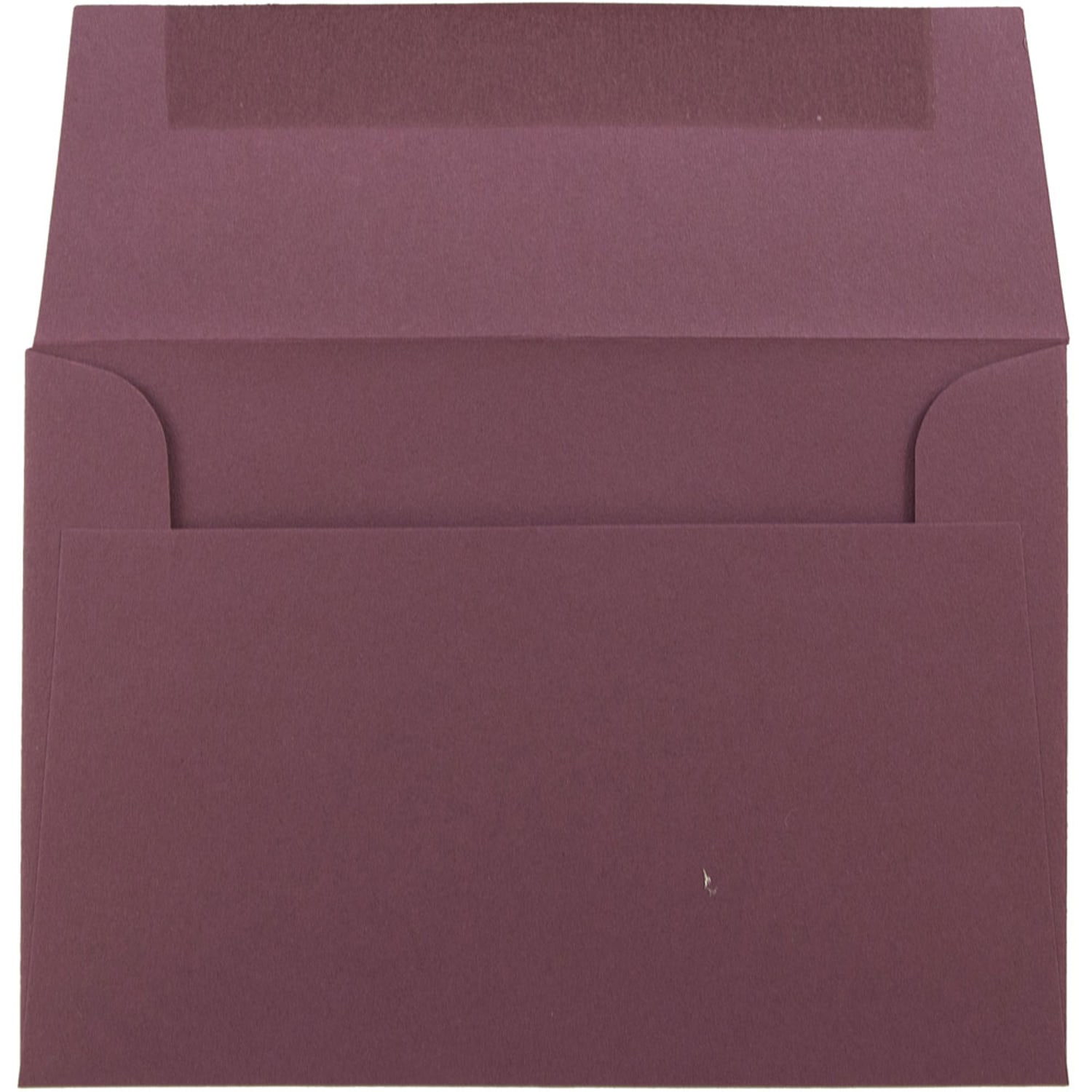 JAM Paper Booklet Envelopes, #4 Bar (A1), Gummed Seal, Burgundy, Pack Of 25 - Image 3
