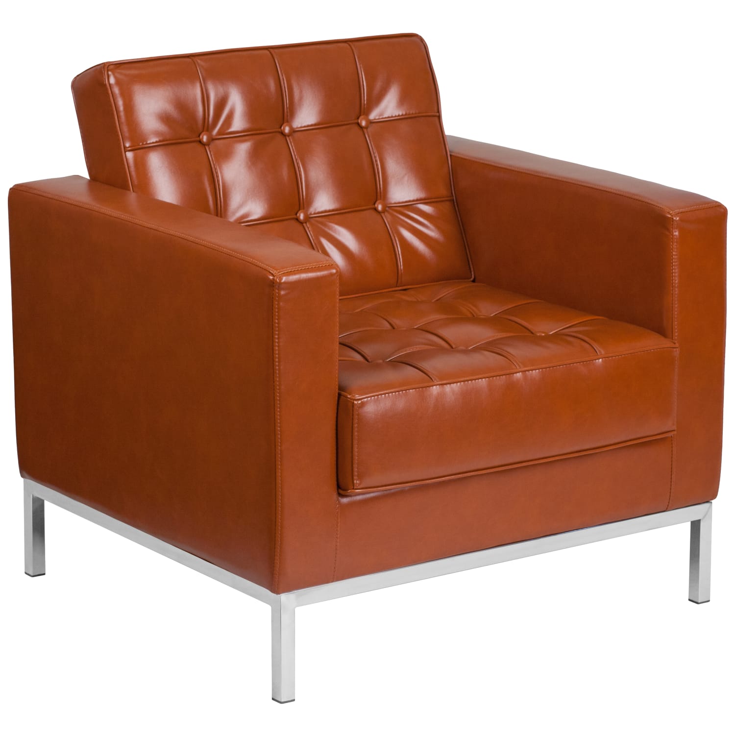Flash Furniture HERCULES Lacey Series Guest Chair Cognac PopularChairscom Flash Furniture HERCULES Lacey Series Guest Chair Cognac PopularChairscom