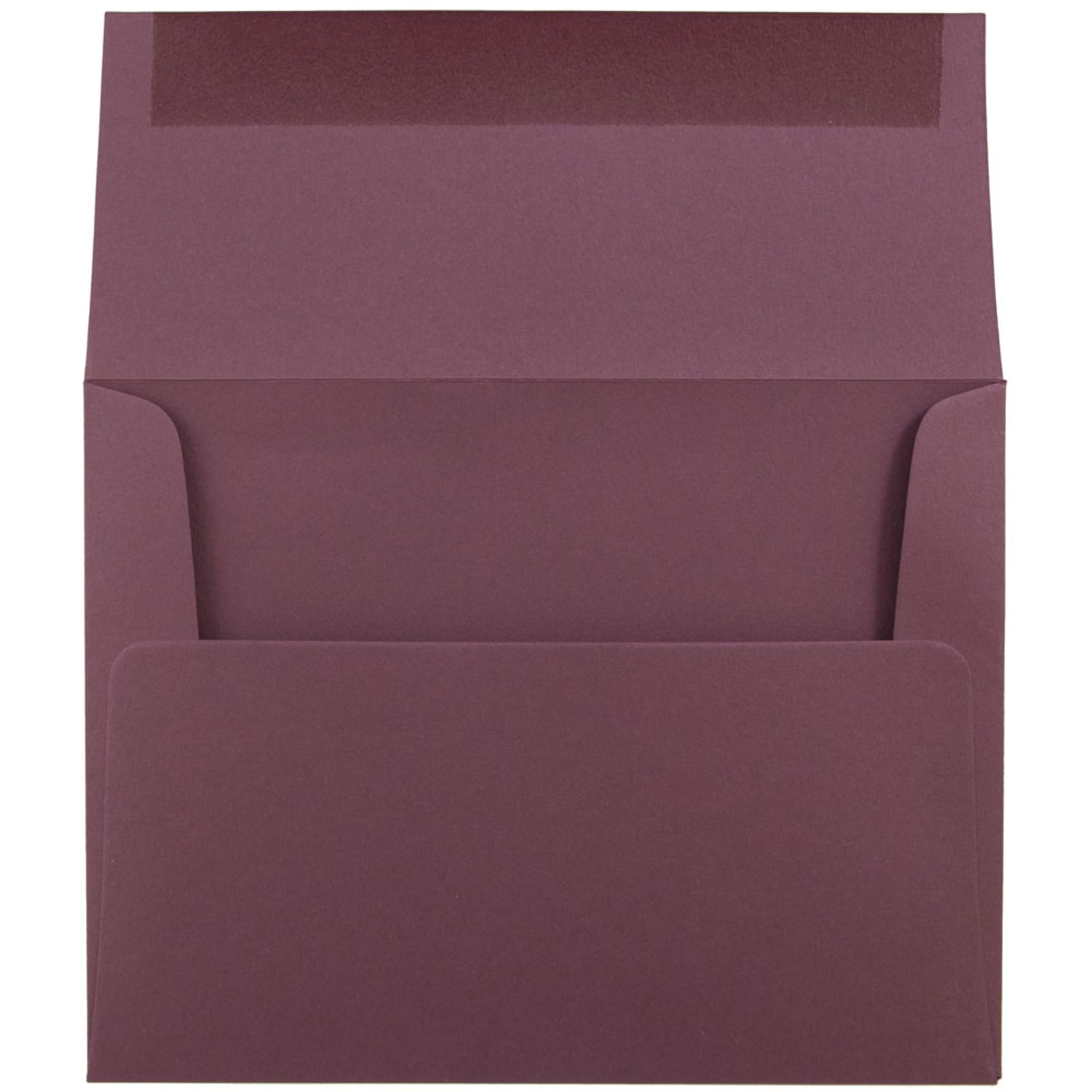 JAM Paper Booklet Invitation Envelopes, A2, Gummed Seal, Burgundy, Pack Of 25 - Image 3