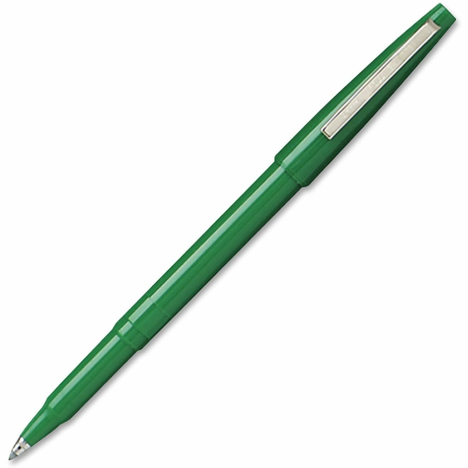 Pentel Rolling Writer Pens, Medium Point, 0.8 mm, Green Barrel, Green Ink, Pack Of 12 Pens - Image 4