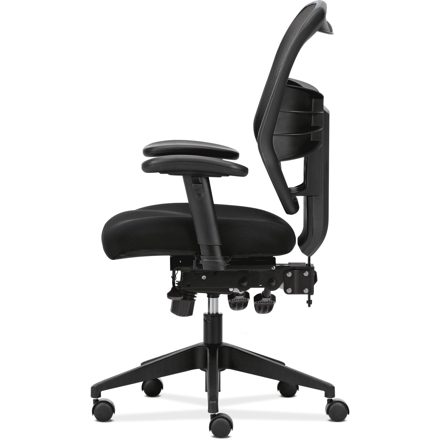 HON Prominent Mesh/Fabric High-Back Task Chair, Black - Image 6
