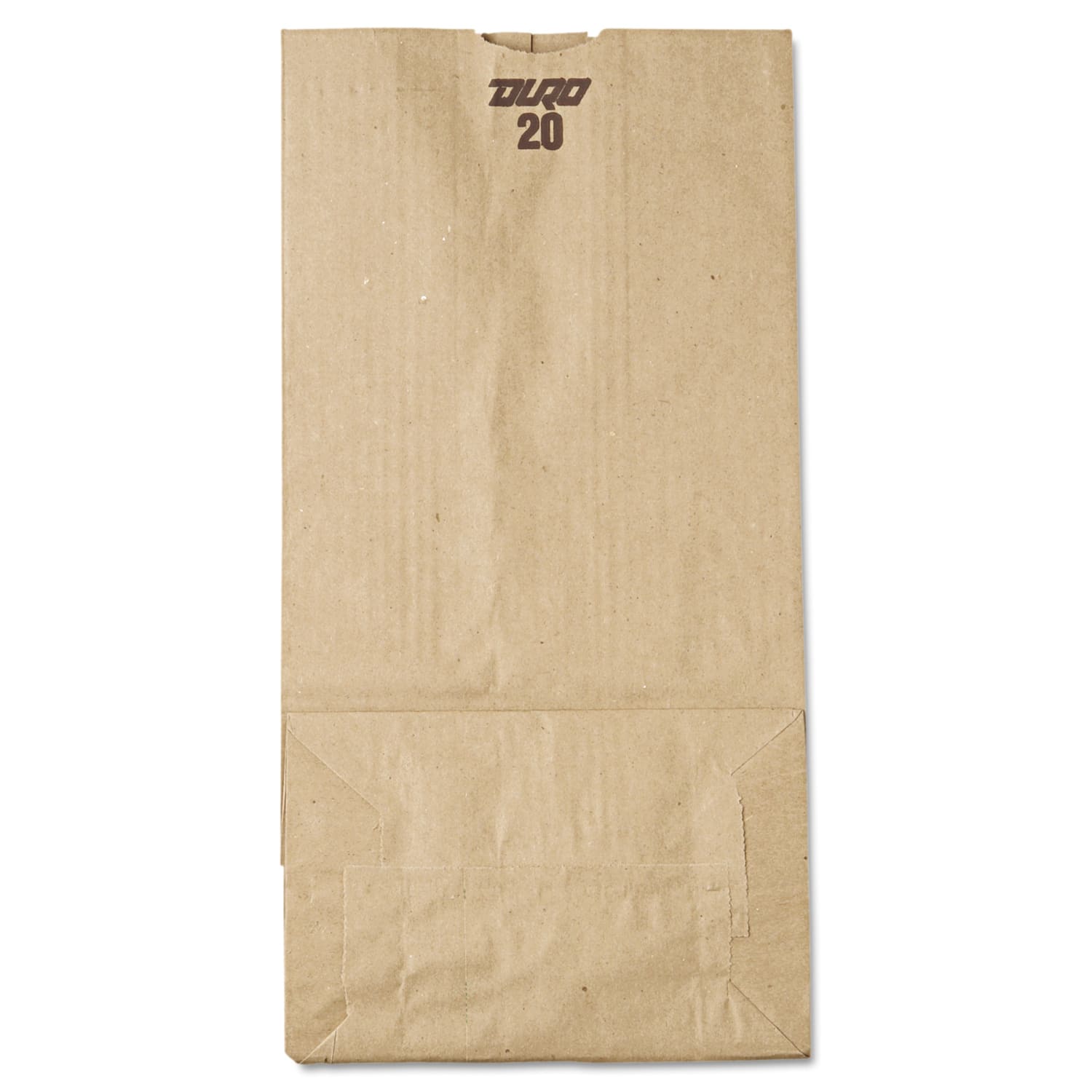 General Paper Grocery Bags, #20, 20 Lb, 16 1/8inH x 8 1/4inW x 5 5/16inD, Kraft, Pack Of 500 Bags - Image 4