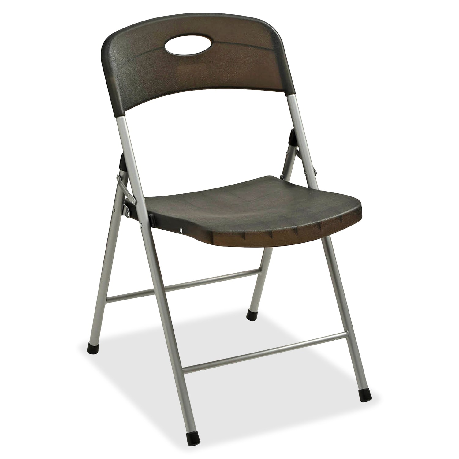 Lorell Translucent Folding Chairs Smoke Set Of 4 Chairs PopularChairscom