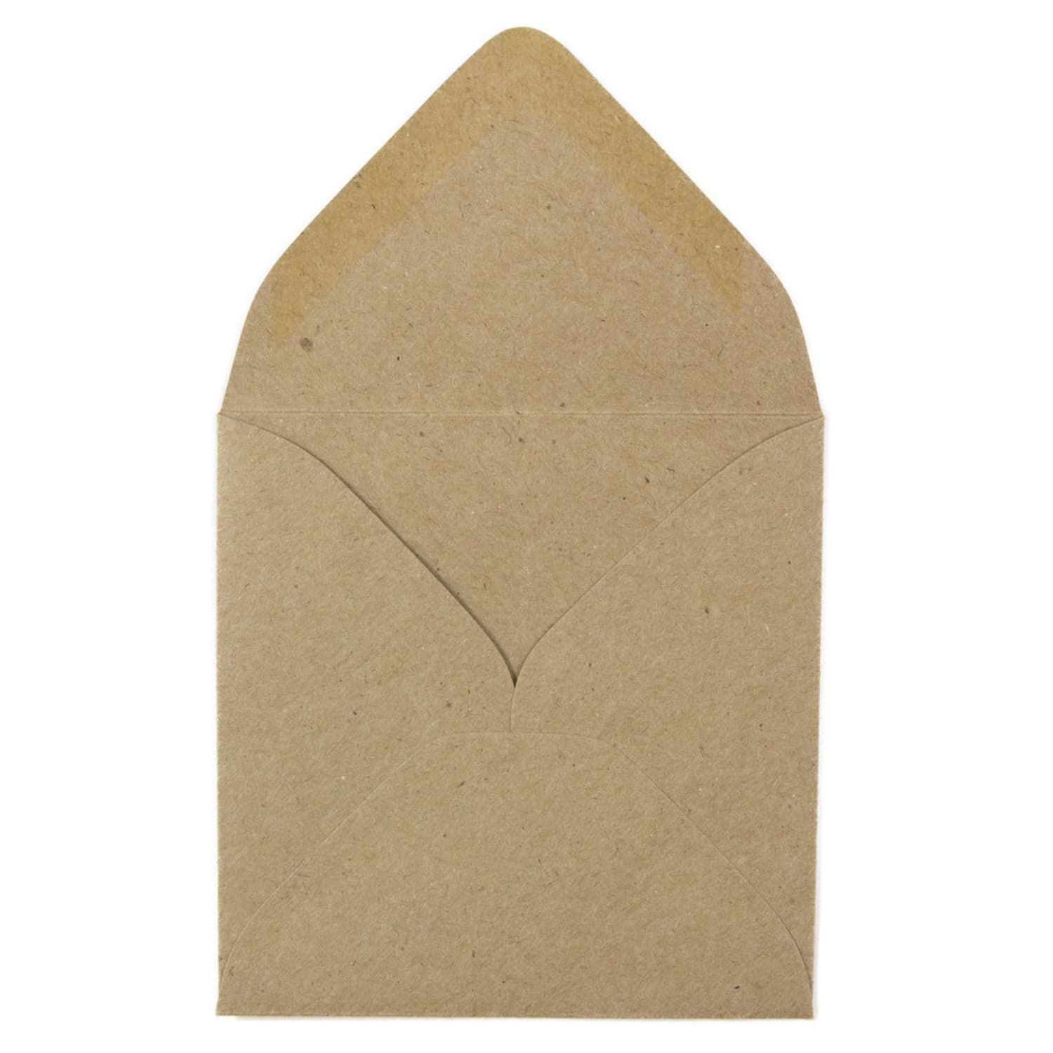 JAM Paper Square Invitation Envelopes, 3 1/8in x 3 1/8in, Gummed Seal, 100% Recycled, Brown Kraft Paper Bag, Pack Of 25 - Image 3