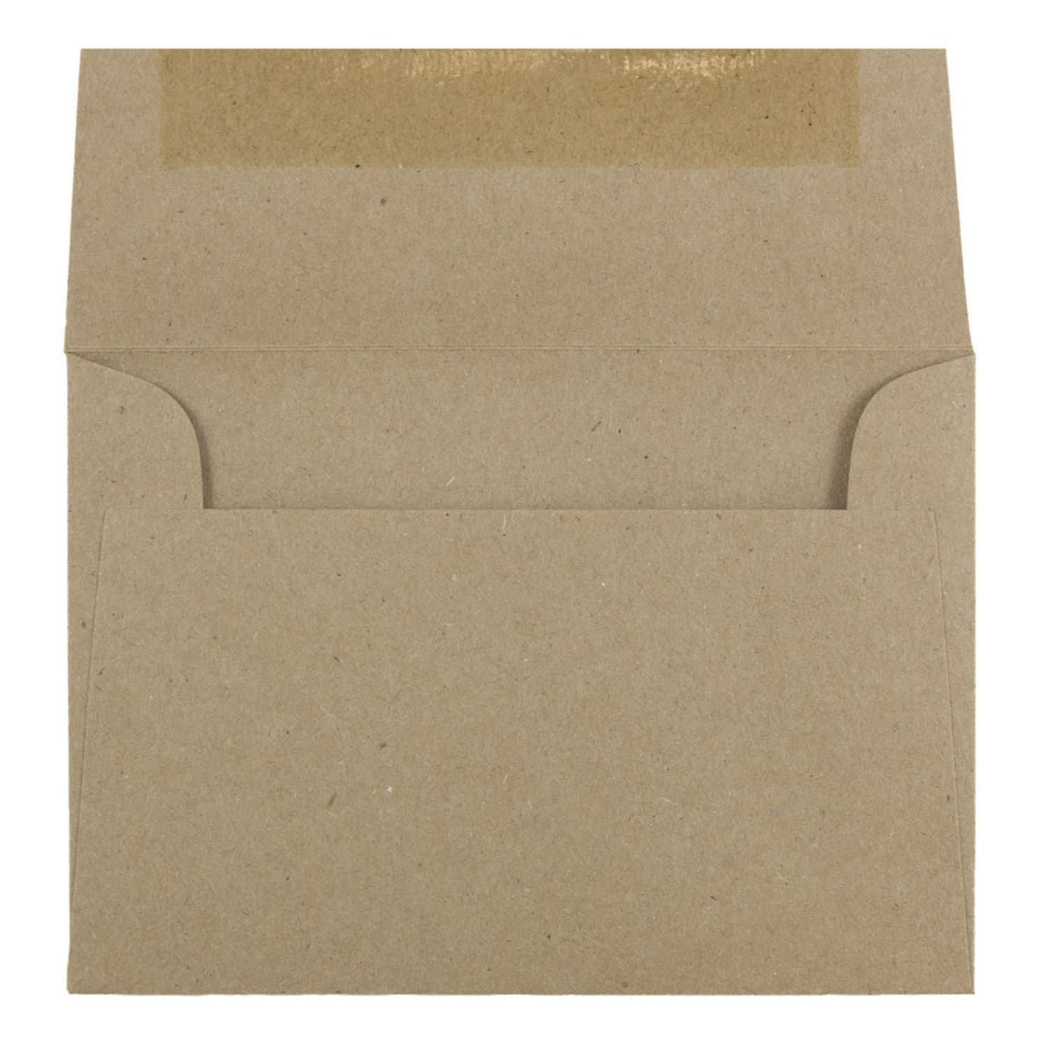 JAM Paper Booklet Envelopes, #4 Bar (A1), Gummed Seal, 100% Recycled, Brown Kraft, Pack Of 25 - Image 3