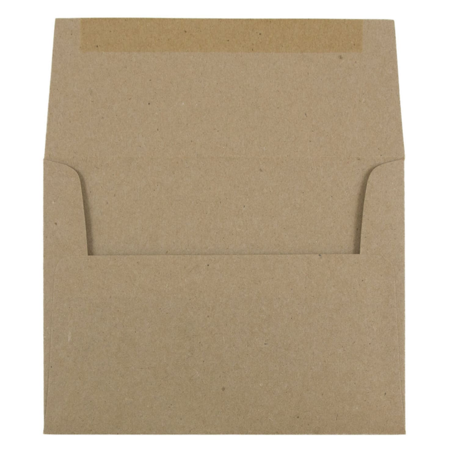 JAM Paper Booklet Invitation Envelopes, Gummed Seal, A2, 100% Recycled, Light Brown, Pack Of 25 - Image 3