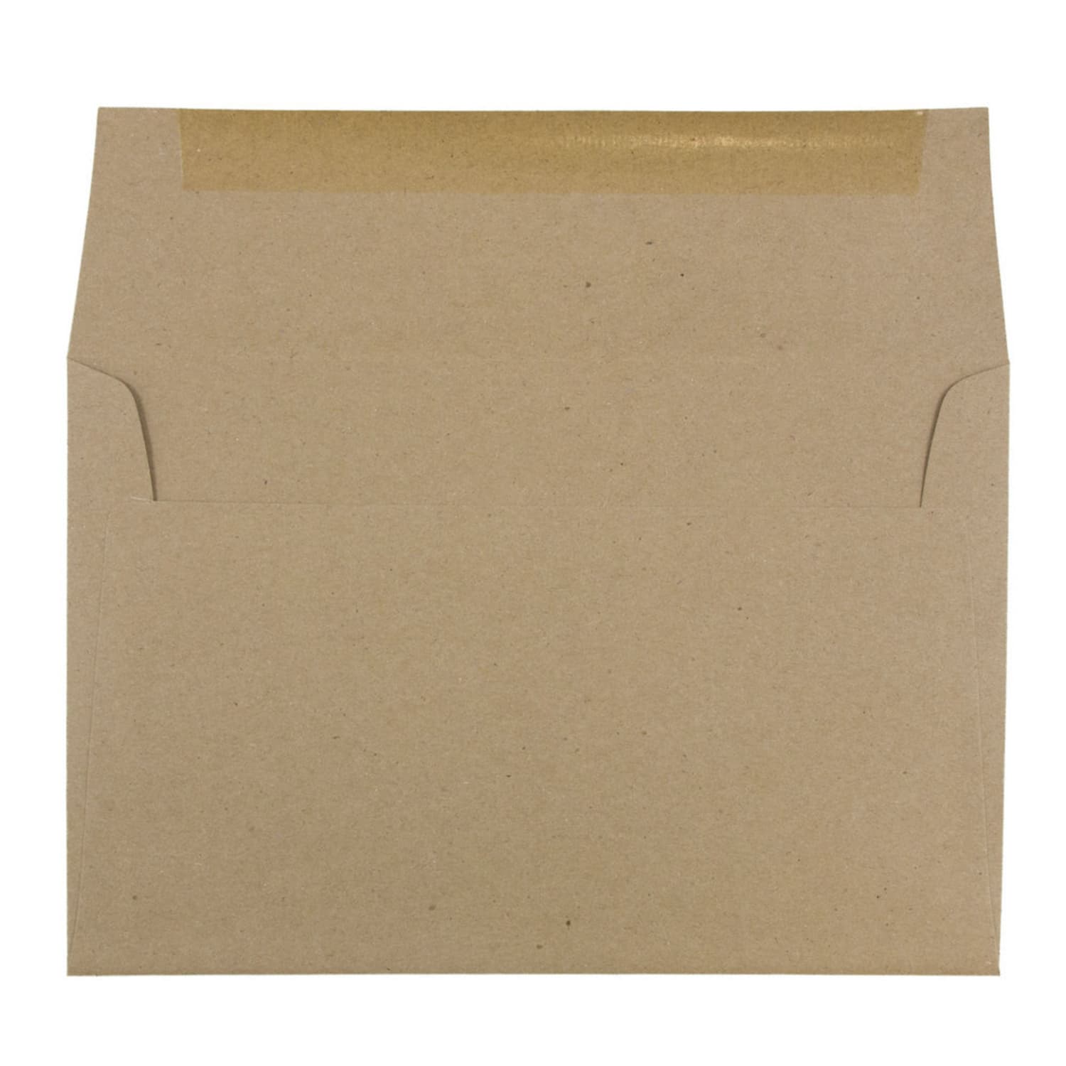 JAM Paper Booklet Invitation Envelopes, A9, Gummed Seal, 100% Recycled, Brown, Pack Of 25 - Image 3