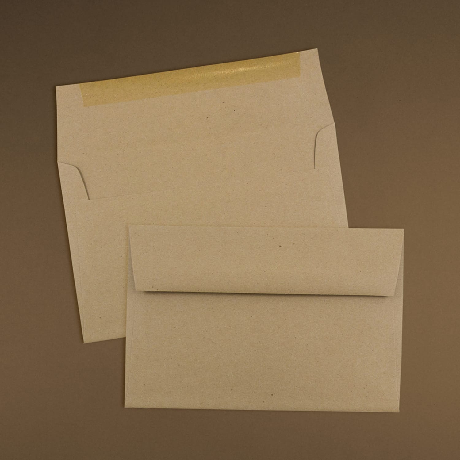 JAM Paper Booklet Invitation Envelopes, A9, Gummed Seal, 100% Recycled, Brown, Pack Of 25 - Image 5