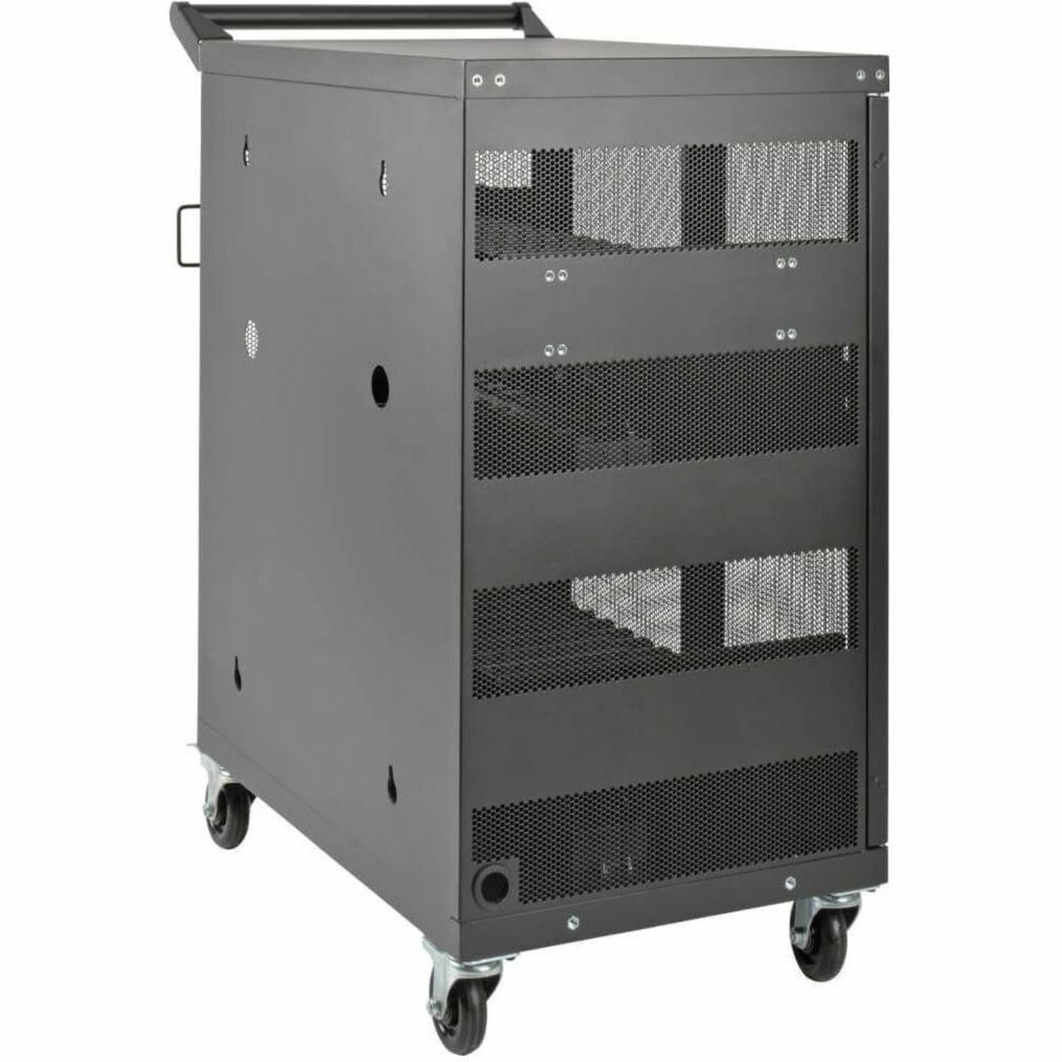 Eaton Tripp Lite Series Multi-Device Charging Cart, 32 AC Outlets, Chromebooks and Laptops, Wall-Mount Option, Black, CSC32AC - Image 4