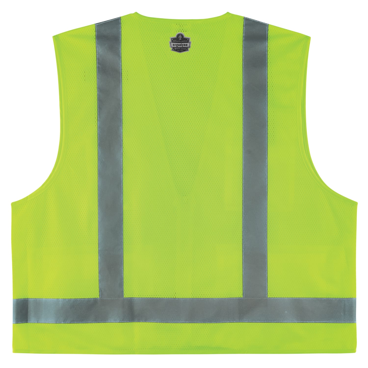 Ergodyne GloWear Surveyors Mesh Hi-Vis Class 2 Safety Vest, 4X, Lime - Image 3