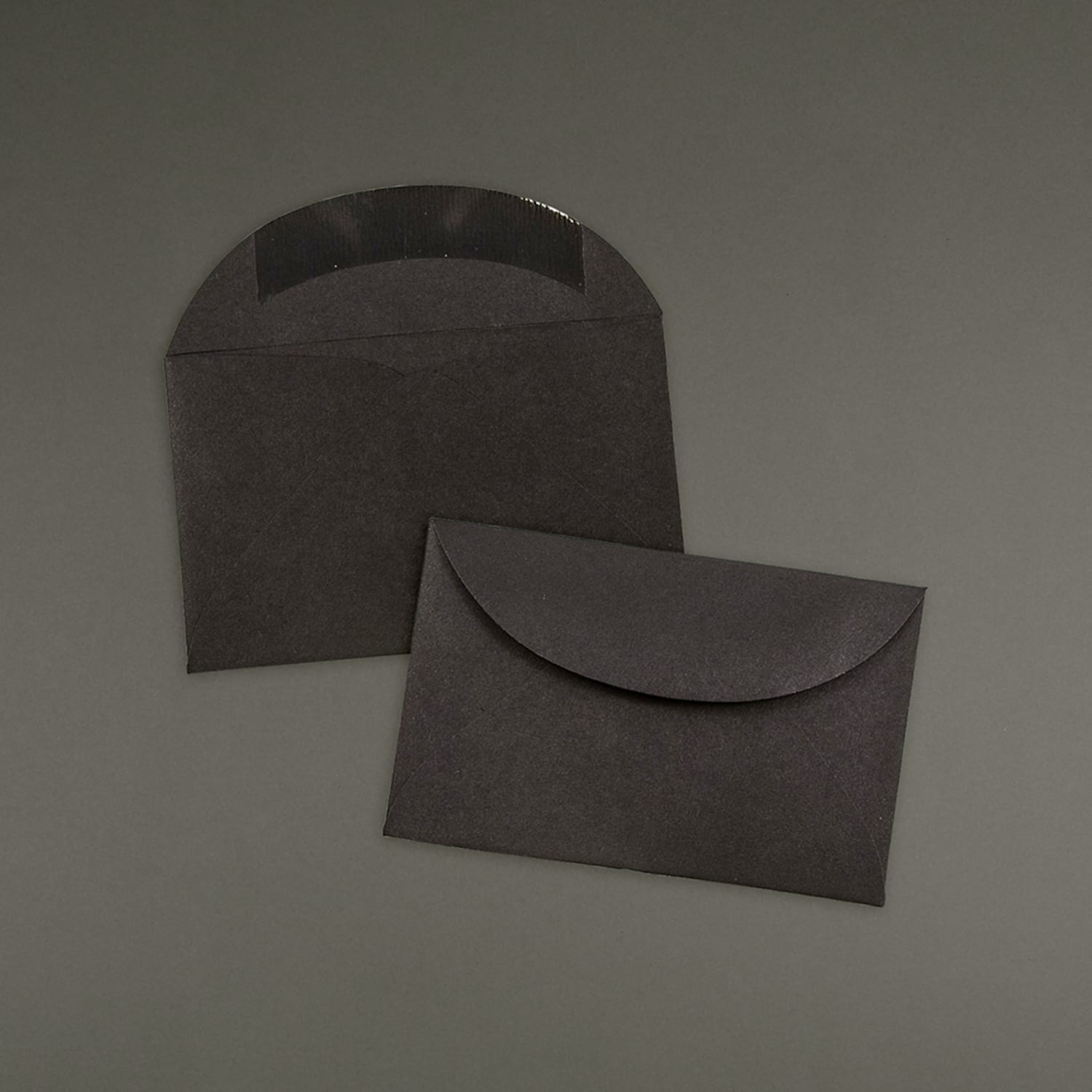 JAM PAPER 3Drug Mini Envelopes, 2 5/16 x 3 5/8, Black Linen, 25/Pack - Image 5