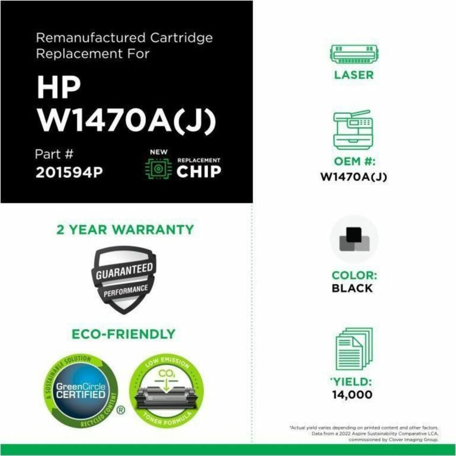 Office Depot Brand 201594P Remanufactured Black Extended Yield Toner Cartridge Replacement for HP 147A - Image 4