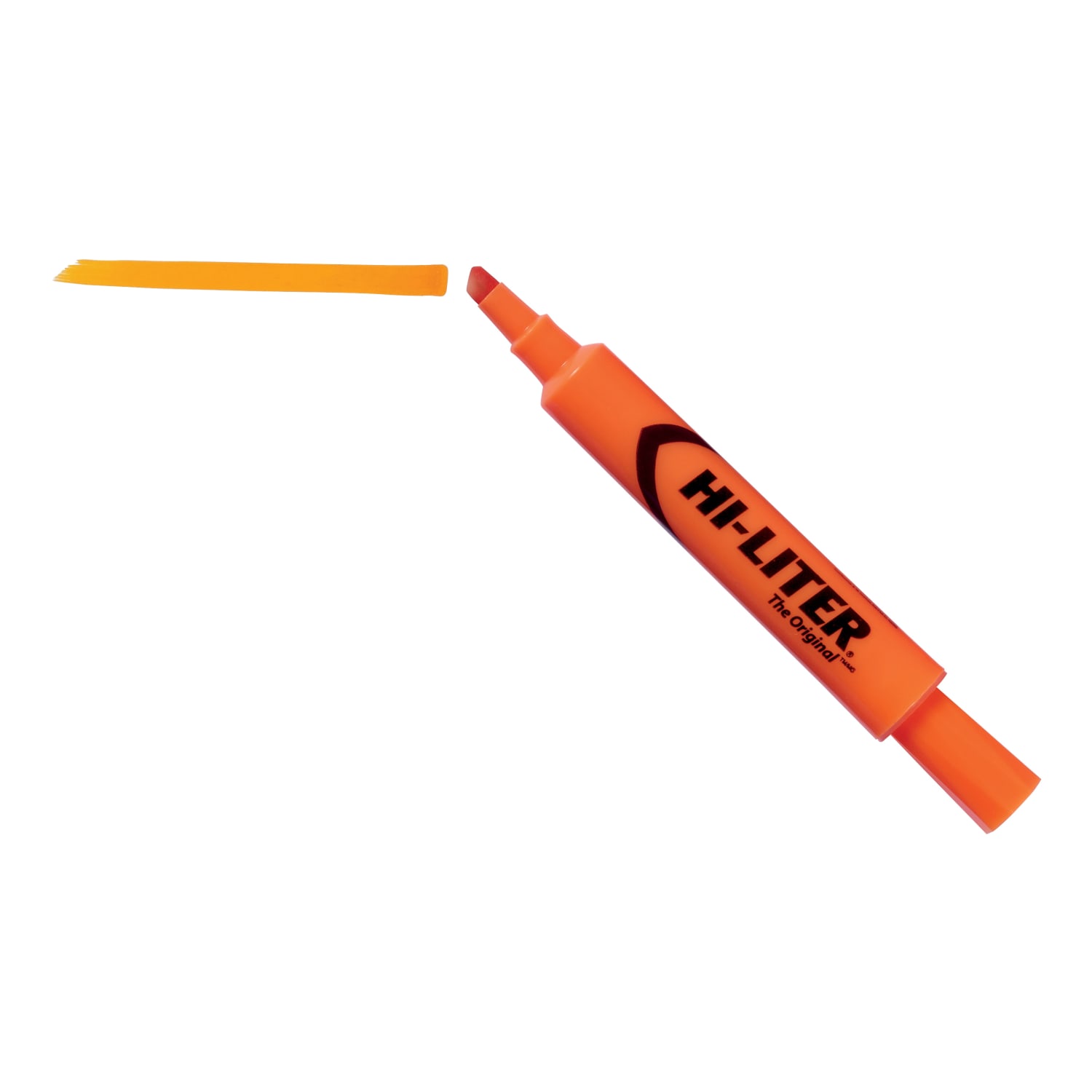 Avery Hi-Liter Desk-Style Highlighters, Fluorescent Orange, Box Of 12 - Image 4