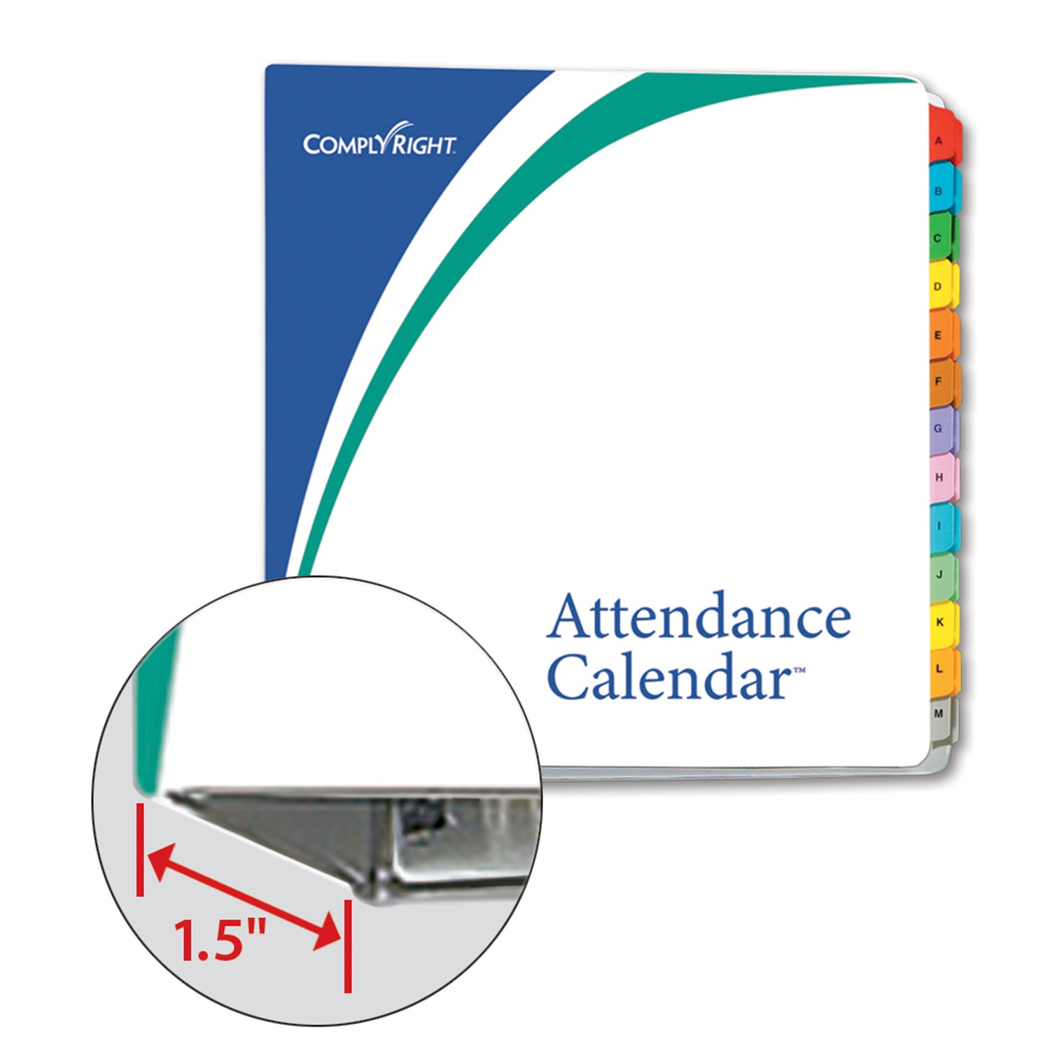 ComplyRight 2026 Attendance Calendar Kit, 8 1/2in x 11in, White, Pack Of 50 - Image 4
