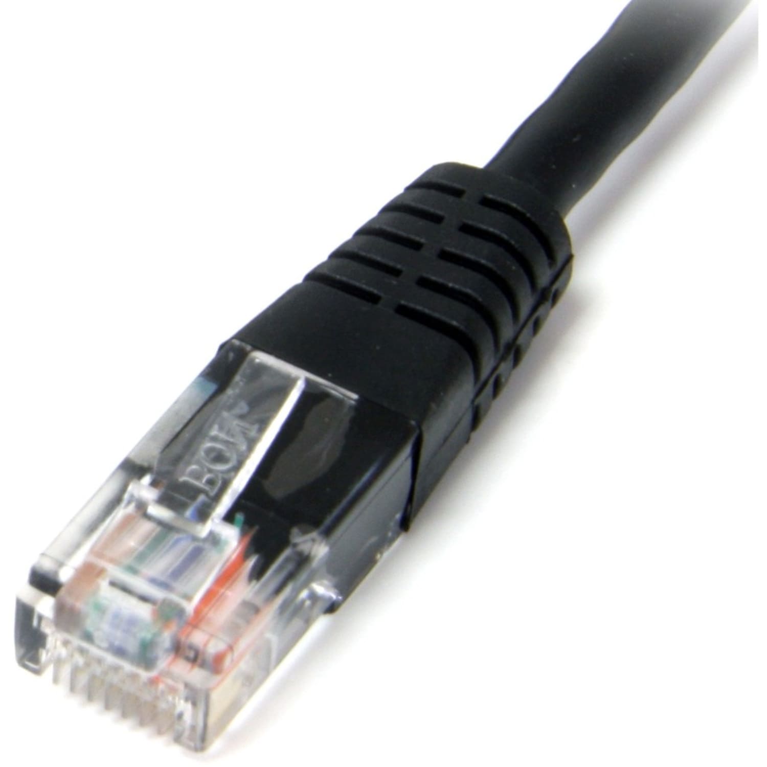 StarTech.com 2 ft Black Molded Cat5e UTP Patch Cable  - 2ft Cat5e Patch Cable - 2ft Cat 5e Patch Cable - M45PATCH2BK - Image 5