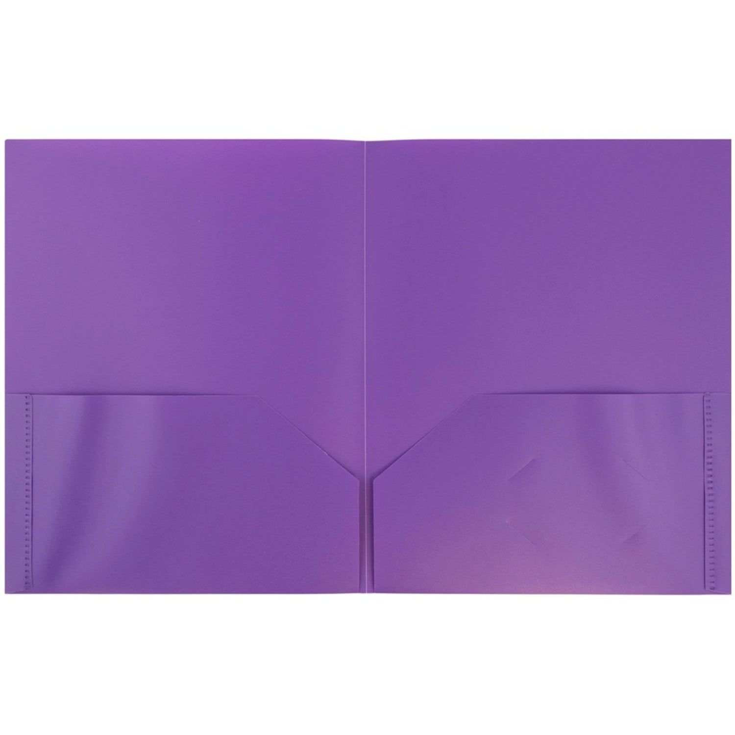 JAM Paper POP Plastic 2-Pocket School Folders, 9-1/2in x 11-1/2in, Assorted Primary, Pack Of 6 Folders - Image 5