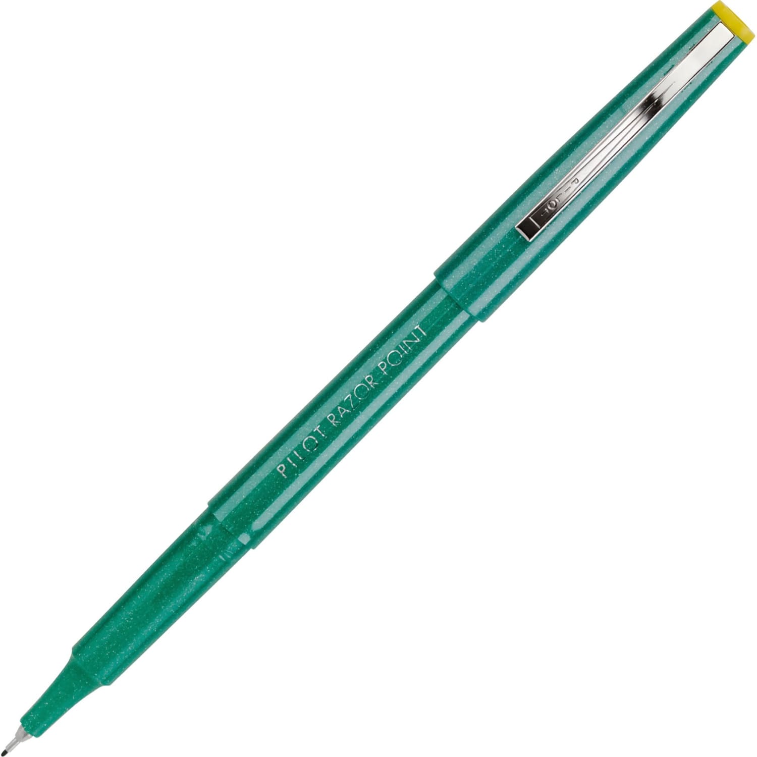 Pilot Razor Point Pens, Extra-Fine Point, 0.3 mm, Green Barrel, Green Ink, Pack Of 12 Pens - Image 3