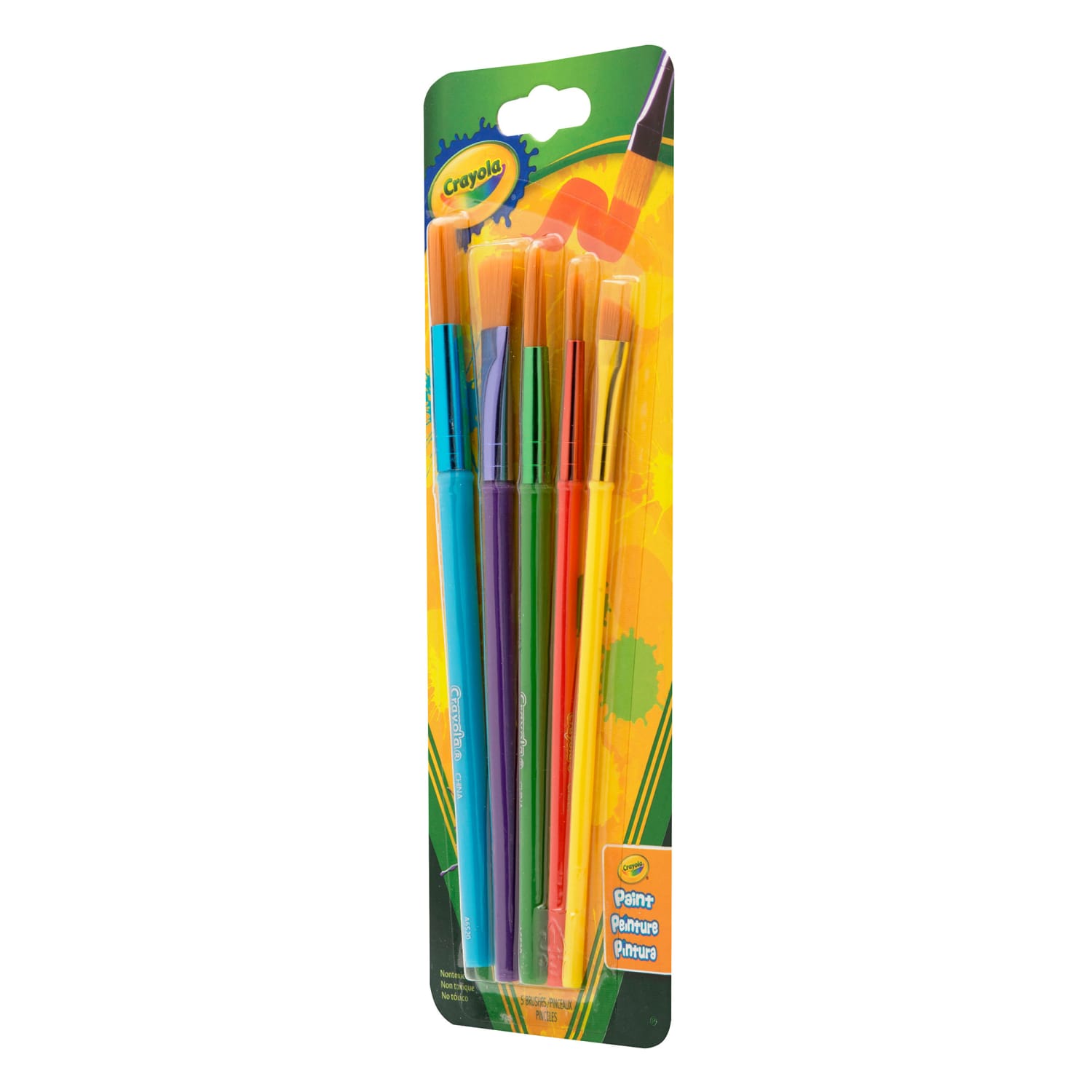 Crayola Arts & Crafts Brushes, 5 Per Set, 6 Sets - Image 5