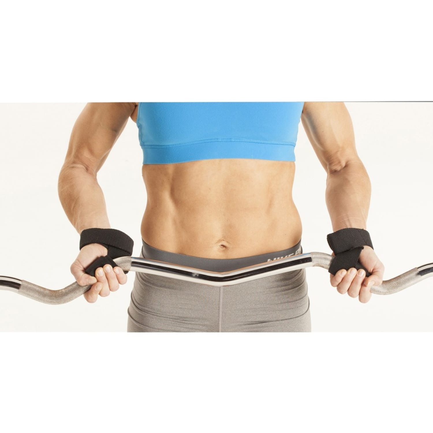 GoFit GF-CWS Cotton Wrist Straps - Adjustable - Cotton Webbing - Image 3