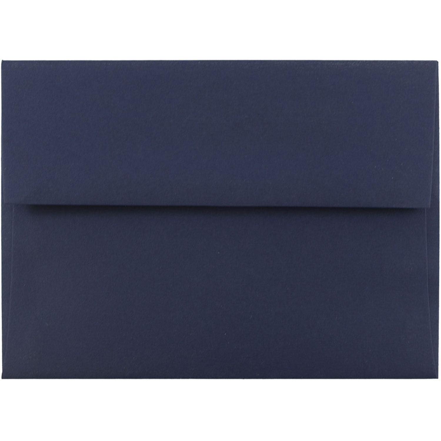 JAM Paper Booklet Invitation Envelopes, A6, Gummed Seal, Navy Blue, Pack Of 25