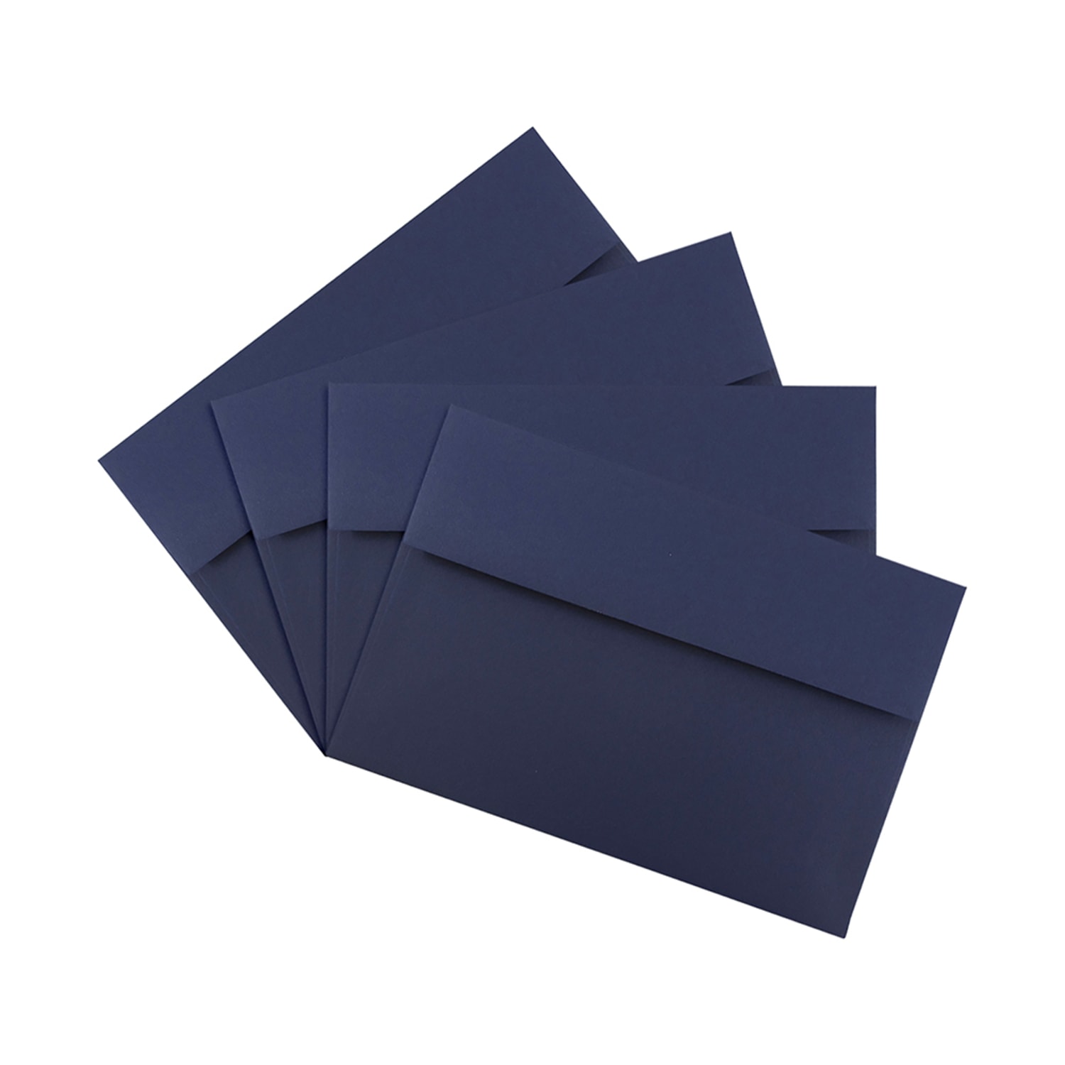 JAM Paper Booklet Invitation Envelopes, A8, Gummed Seal, Navy Blue, Pack Of 25 - Image 4