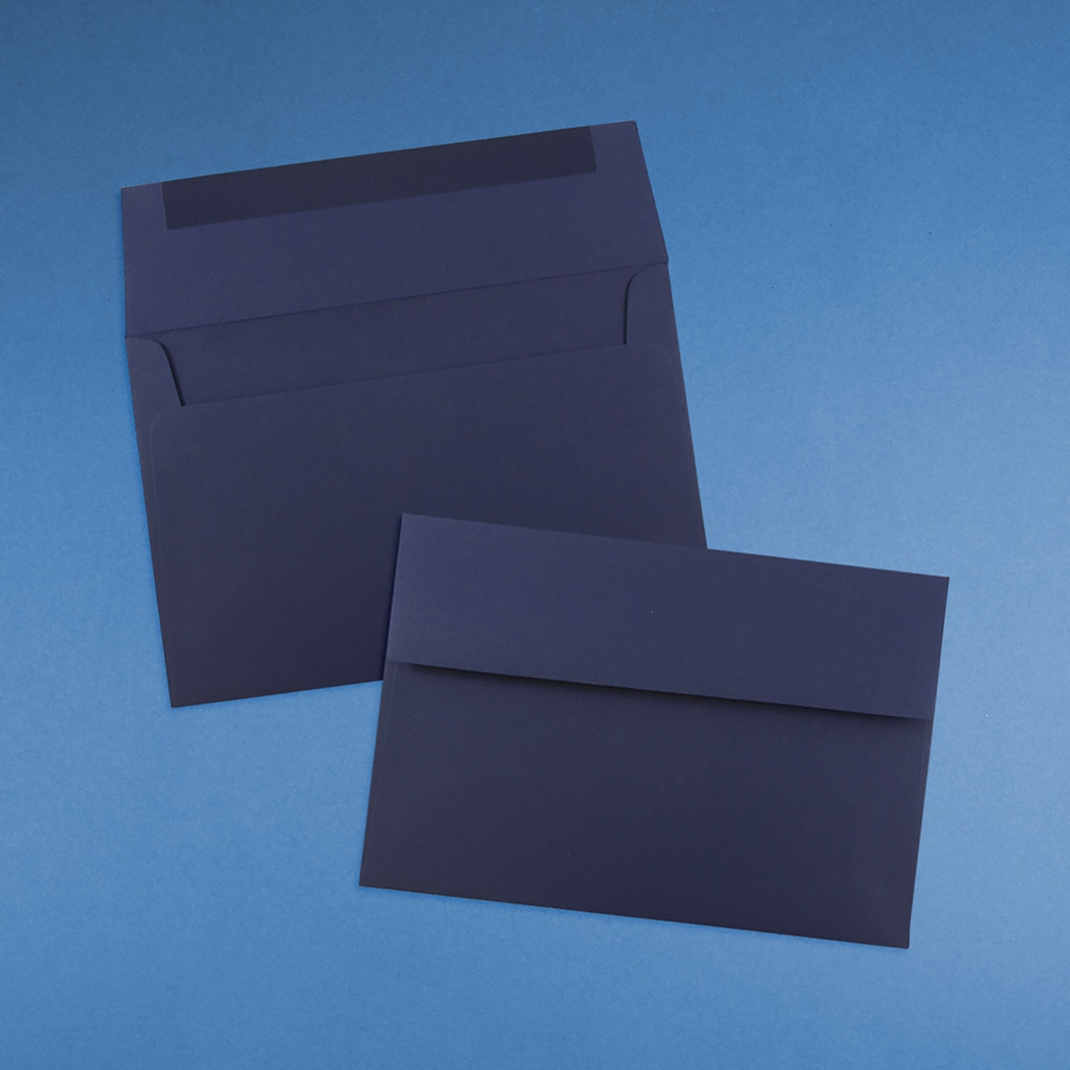 JAM Paper Booklet Invitation Envelopes, A8, Gummed Seal, Navy Blue, Pack Of 25 - Image 5