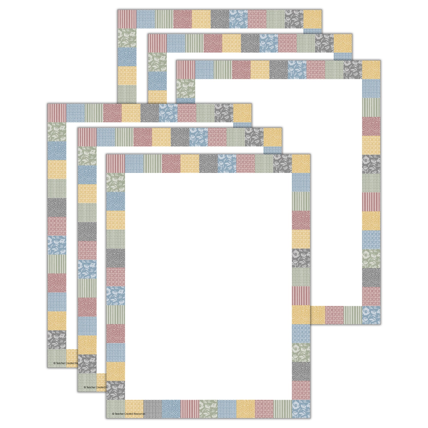 Teacher Created Resources Computer Paper, 8-1/2in x 11in, Classroom Cottage, 50 Sheets Per Pack, Bundle Of 6 Packs