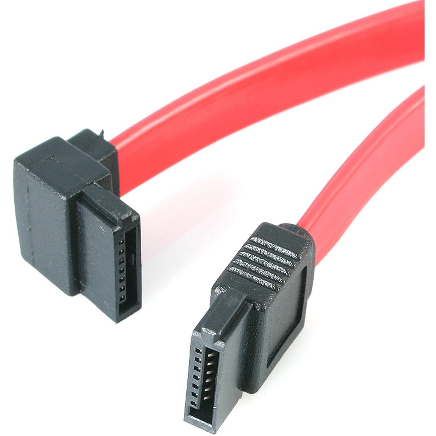 StarTech.com 12in SATA to Left Angle SATA Serial ATA Cable - Make a left-angled connection to your SATA drive, for installation in tight spaces - Image 3