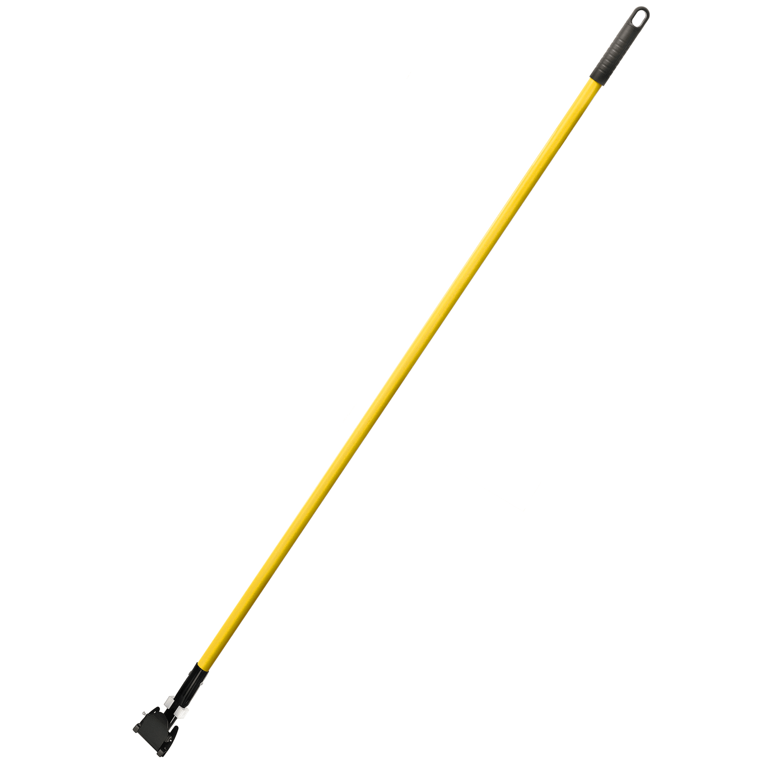 Alpine Fiberglass Dust Mop Handles, 60in, Black/Yellow, Pack of 3 Handles - Image 3