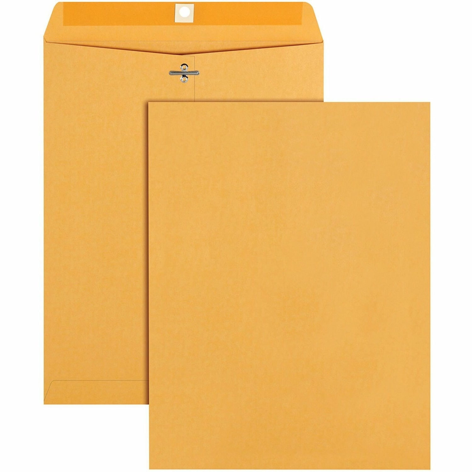 Quality Park 9 1/2in x 12 1/2in Manila Envelopes, 28 Lb, Gummed Closure Kraft Brown, Box Of 100 - Image 3