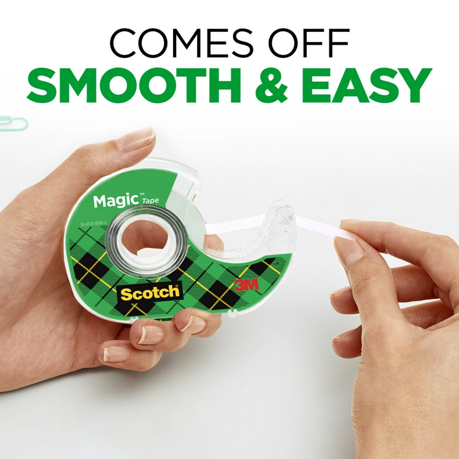 Scotch Magic Tape, Invisible, 6 Tape Rolls with Dispensers, 3/4 in x 650 in, Home Office Supplies and School Supplies for College and Classrooms - Image 5