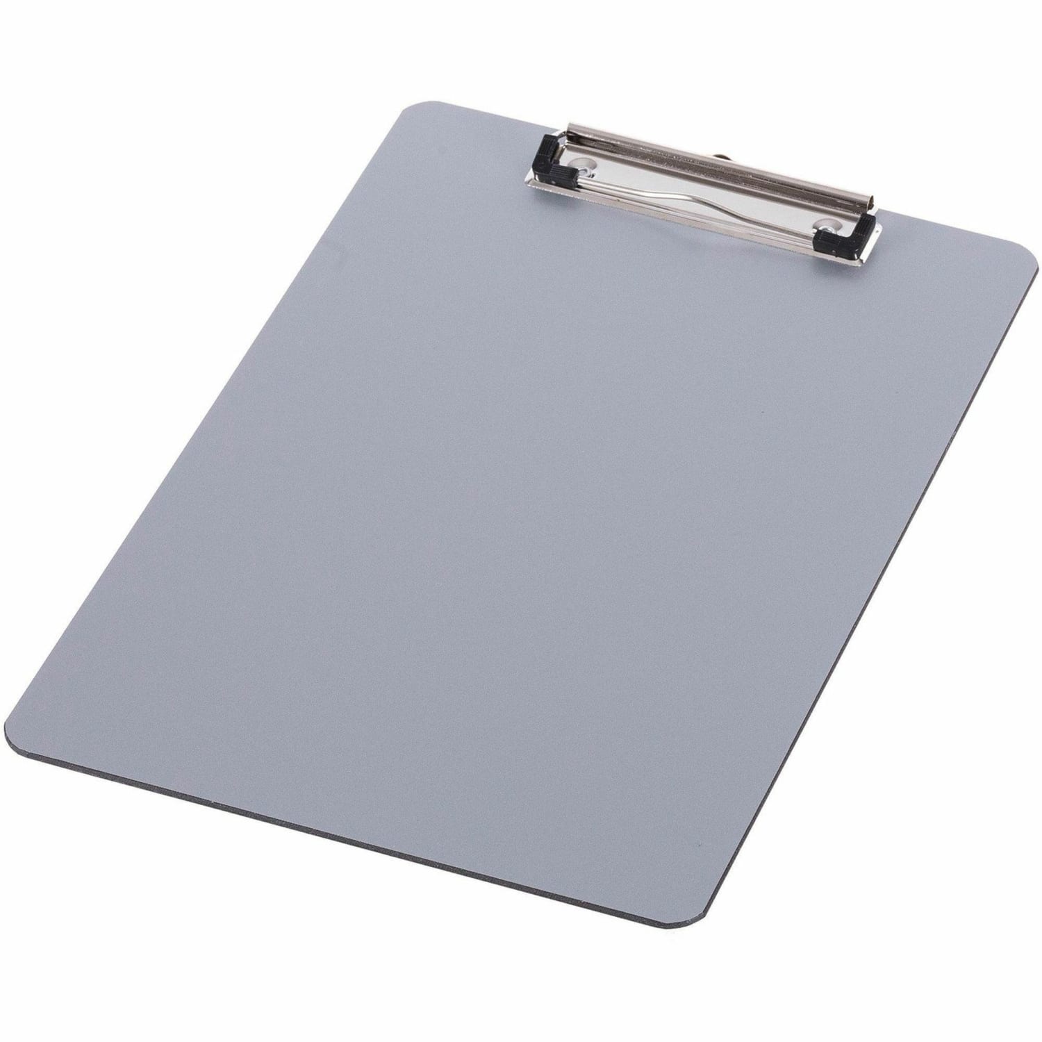 Business Source Plastic Clipboard - 8 1/2in x 11in Sheet Size - Plastic - Silver - 1 Each - Image 3