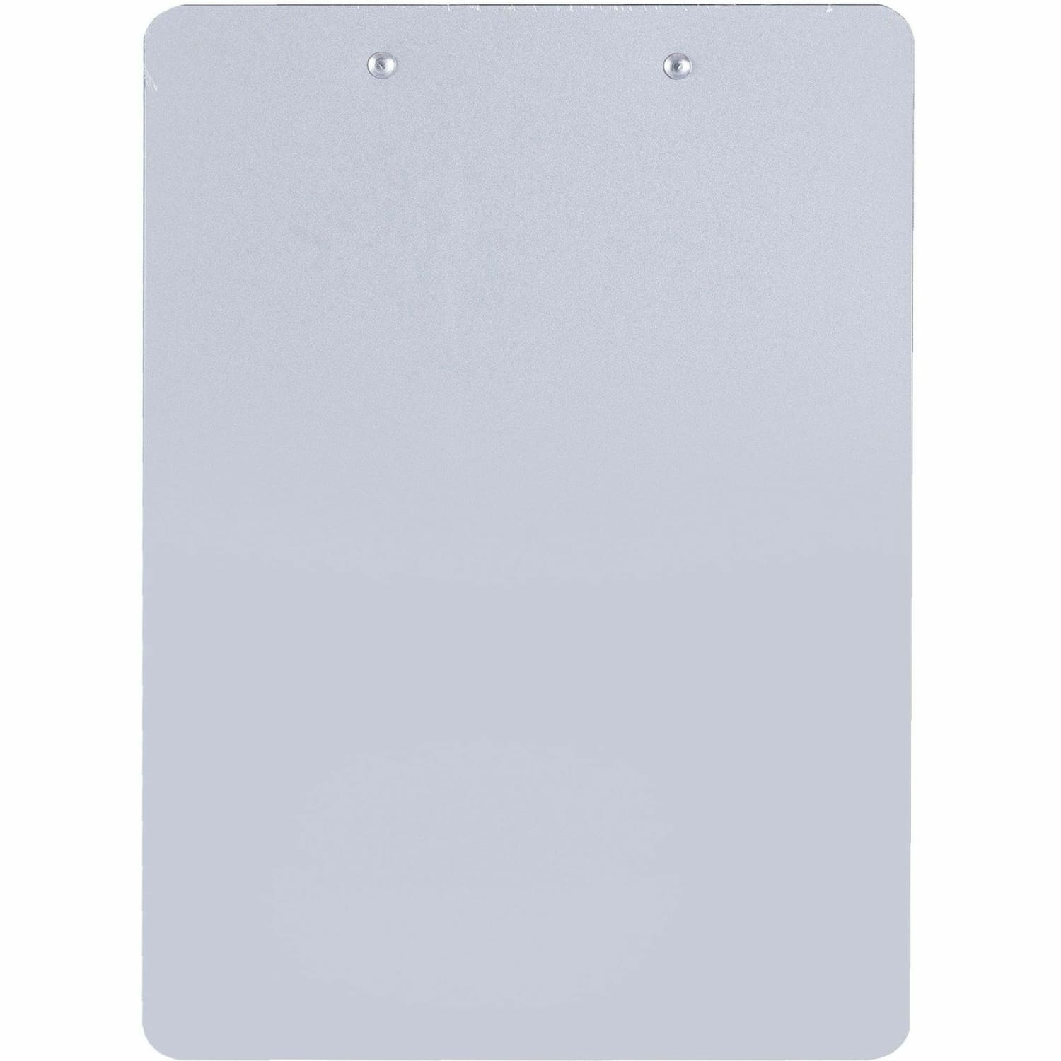 Business Source Plastic Clipboard - 8 1/2in x 11in Sheet Size - Plastic - Silver - 1 Each - Image 6