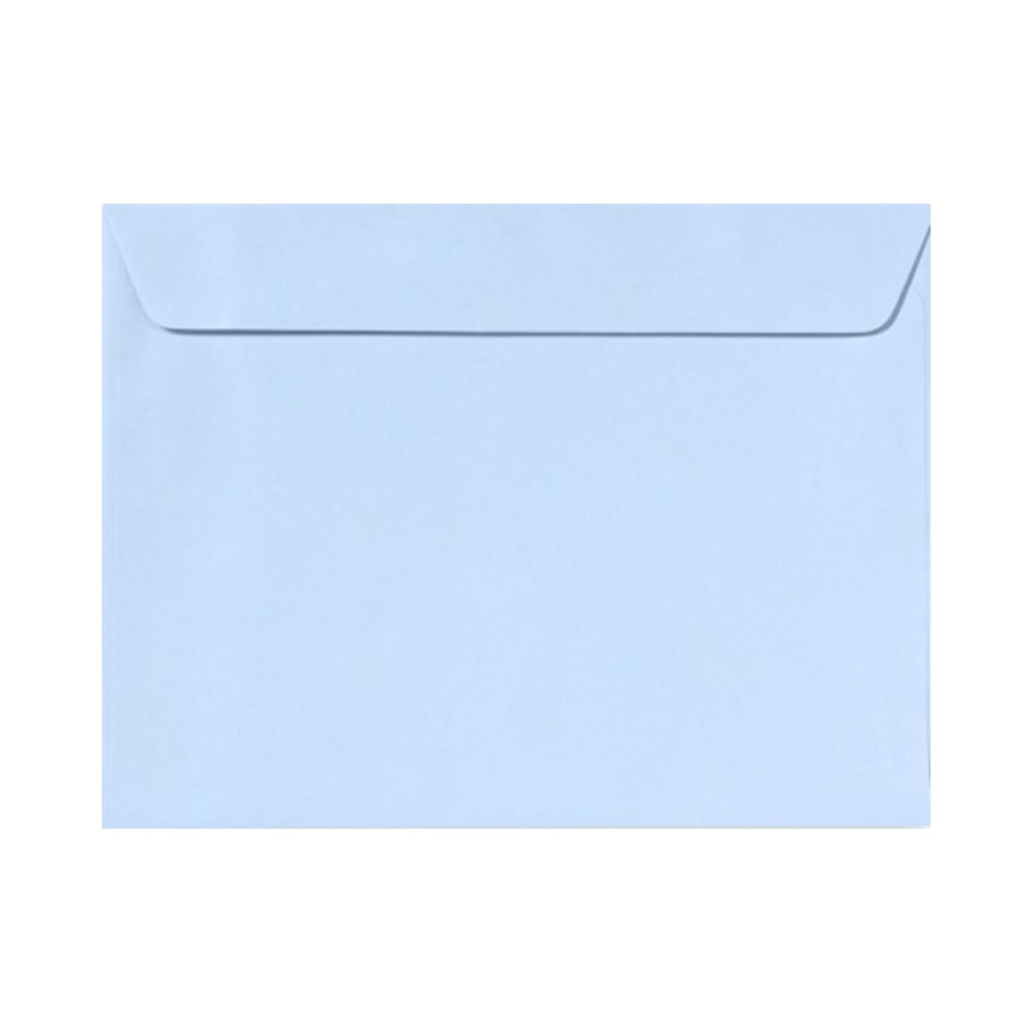 LUX Booklet 9in x 12in Envelopes, Gummed Seal, Baby Blue, Pack Of 500