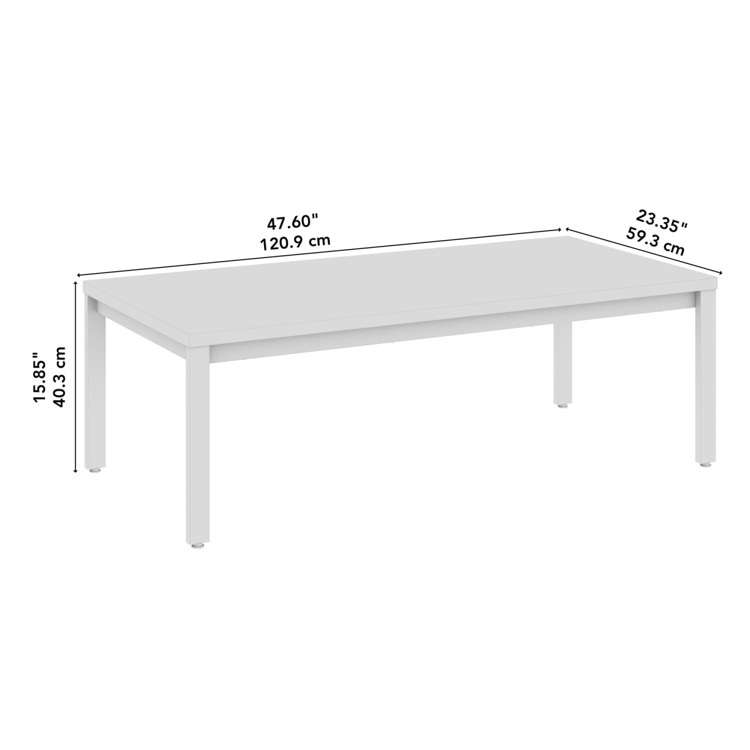 Bush Business Furniture Arrive Waiting Room Coffee Table, Natural Elm, Standard Delivery - Image 6