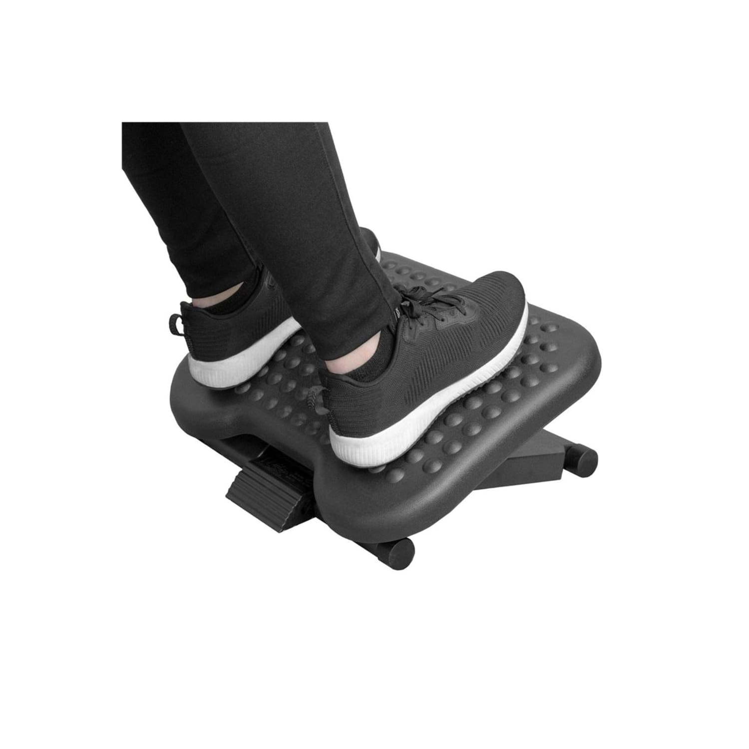 Mount-It! Ergonomic Adjustable Office Footrest, 17in x 13in, Black - Image 12