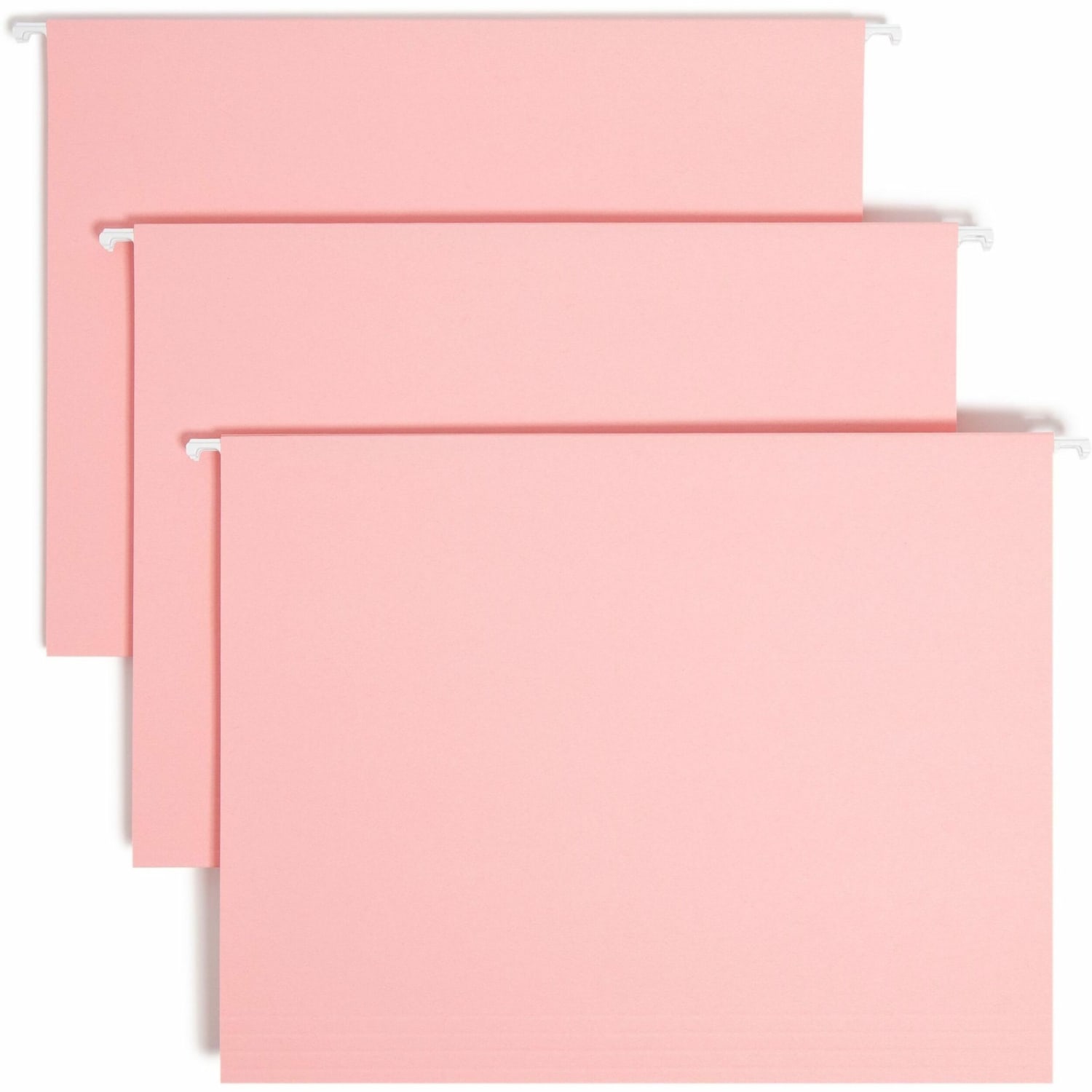 Smead 1/5-Cut Color Hanging Folders, Letter Size, Pink, Box Of 25 - Image 3