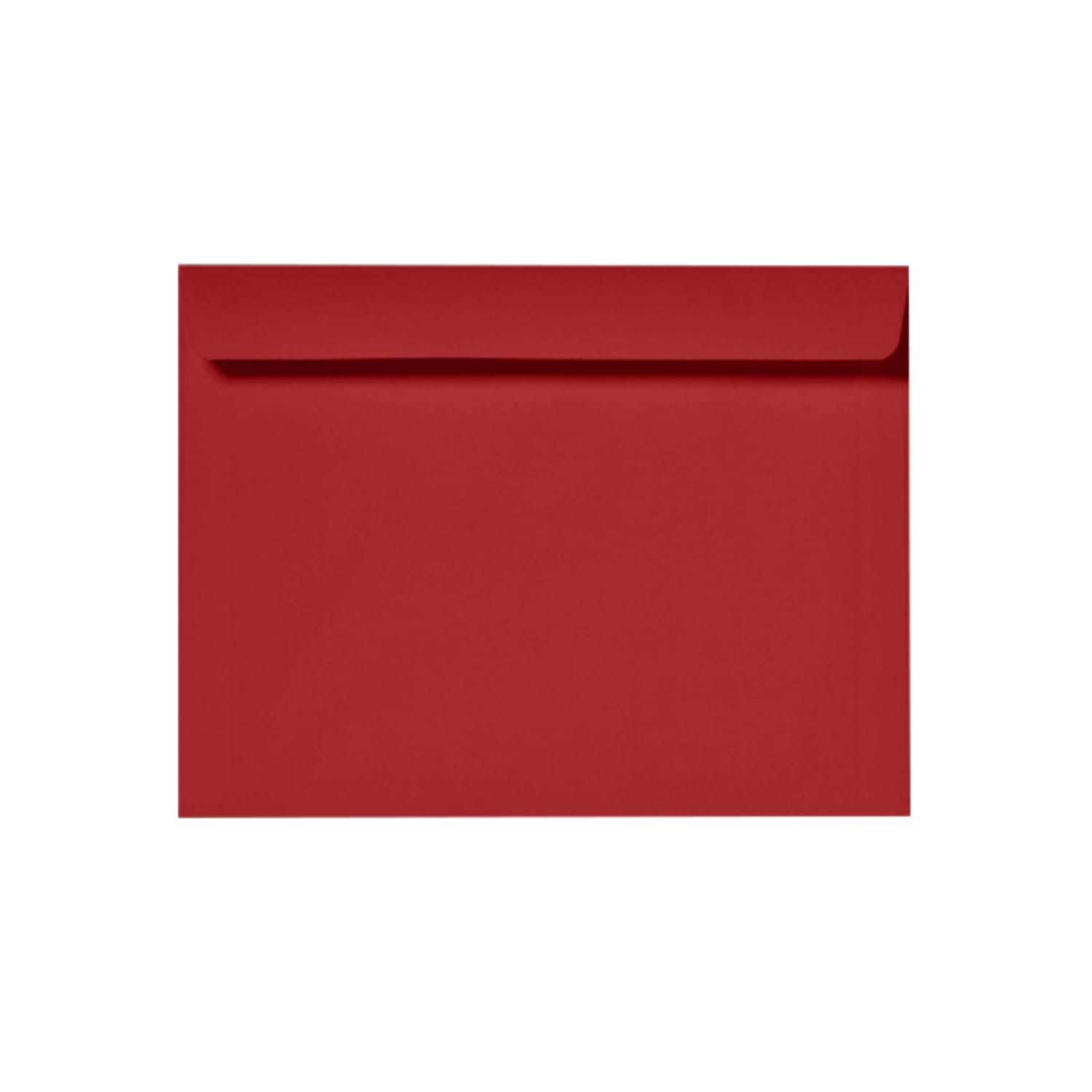 LUX Booklet 6in x 9in Envelopes, Gummed Seal, Ruby Red, Pack Of 1,000