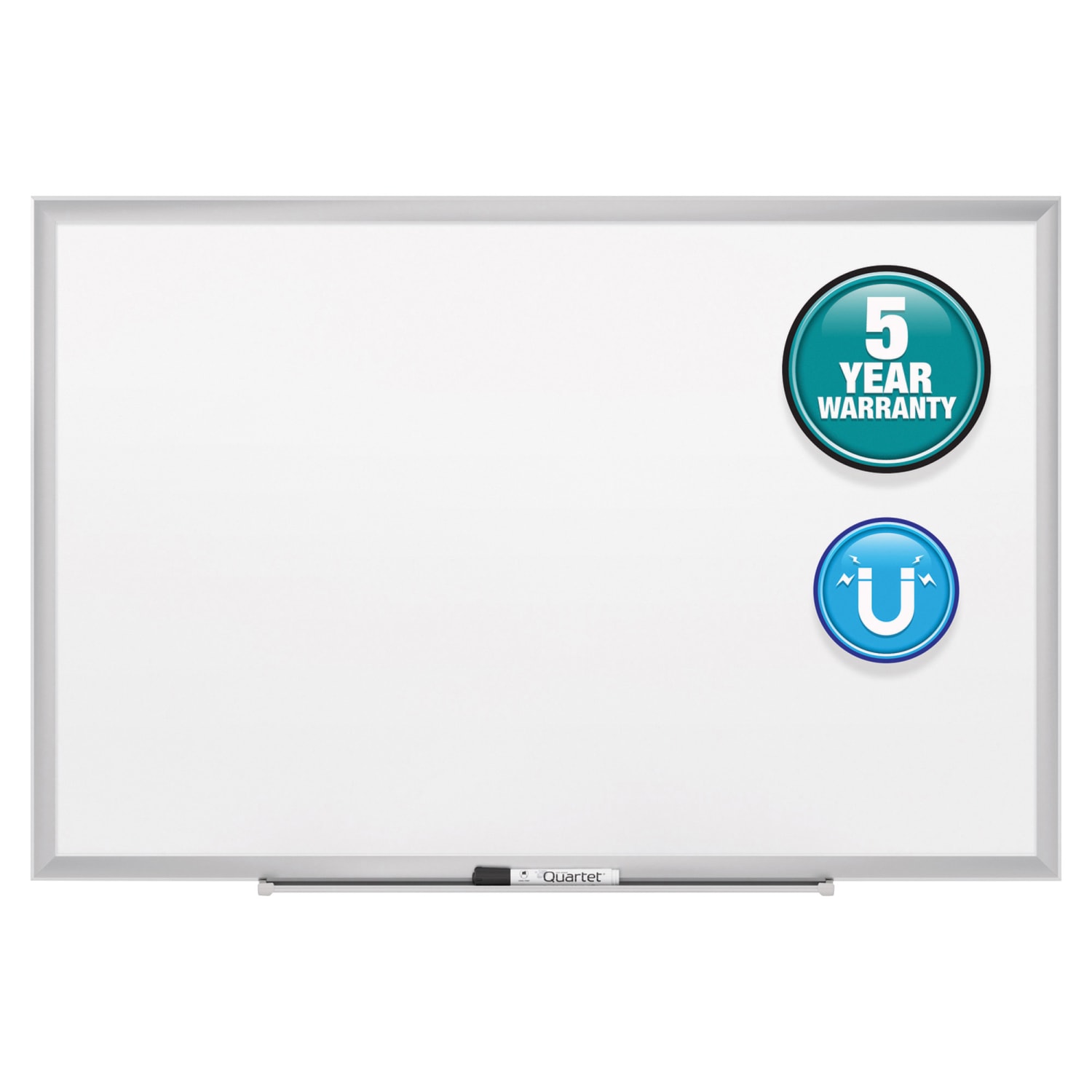 Quartet Classic Magnetic Dry-Erase Whiteboard, 72in x 48in, Aluminum Frame With Silver Finish - Image 3