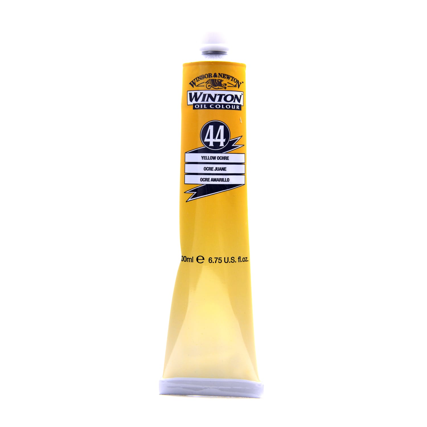 Winsor & Newton Winton Oil Colors, 200 mL, Yellow Ochre, 44