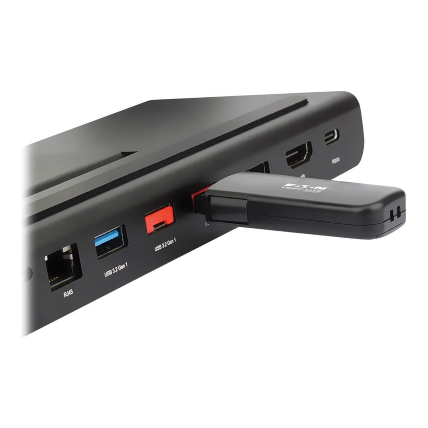 Eaton Tripp Lite Series USB-A Port Blockers with Reusable Key - USB port blocker - black - 3 in - TAA Compliant - for P/N: U2BLOCK-A10-RD - Image 5