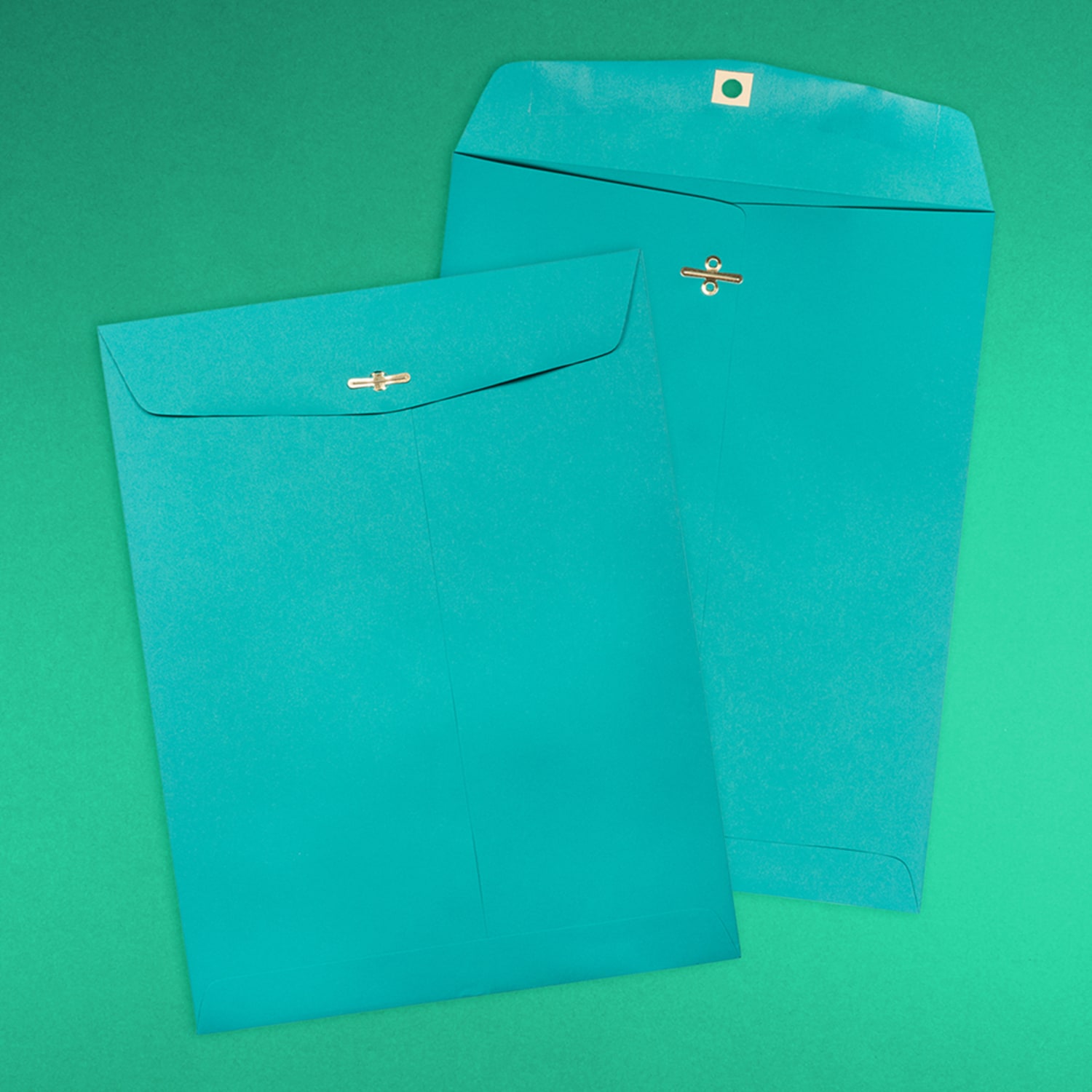 JAM Paper Open-End 9in x 12in Catalog Envelopes, Clasp Closure, Sea Blue, Pack Of 100 Envelopes - Image 5