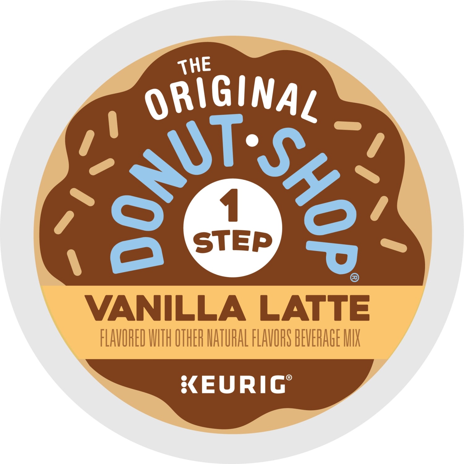The Original Donut Shop One Step Vanilla Latte Keurig Single-Serve Coffee K-Cup Pods, 20 Pods Per Pack, Case Of 4 Packs - Image 6