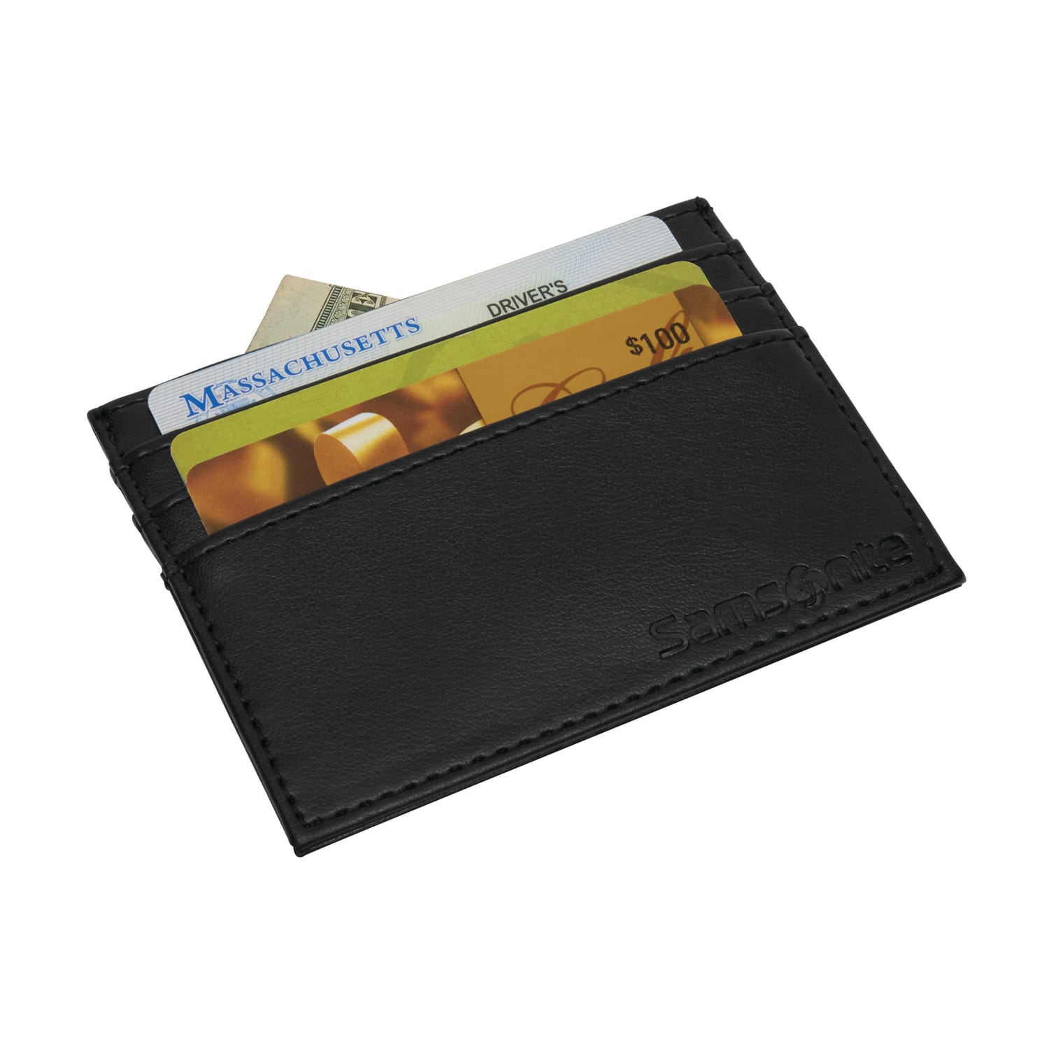 Samsonite RFID Card Holder, Black - Image 4
