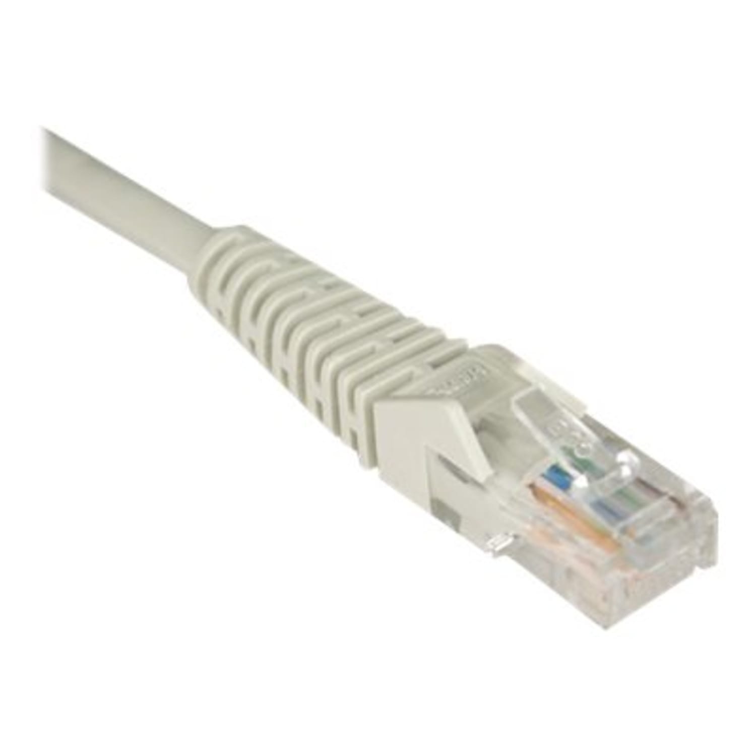 Eaton Tripp Lite Series Cat5e 350 MHz Snagless Molded (UTP) Ethernet Cable (RJ45 M/M), PoE - Gray, 12 ft. (3.66 m) - N001012GY - Image 3