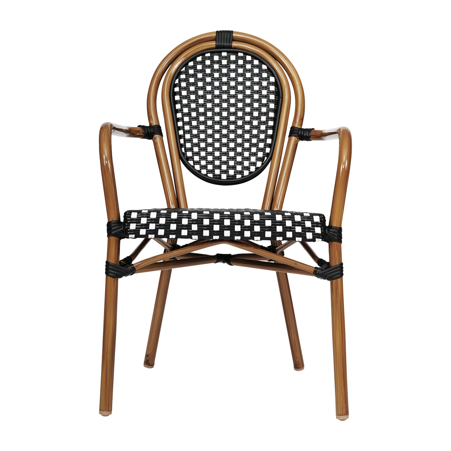 Flash Furniture 2 Pack Lourdes IndoorOutdoor Commercial Thonet Bistro Stacking Chair with Arms Black WhiteNatural Frame 2SDA6422ABWNAT PopularChairscom Flash Furniture 2 Pack Lourdes IndoorOutdoor Commercial Thonet Bistro Stacking Chair with Arms Black WhiteNatural Frame 2SDA6422ABWNAT PopularChairscom