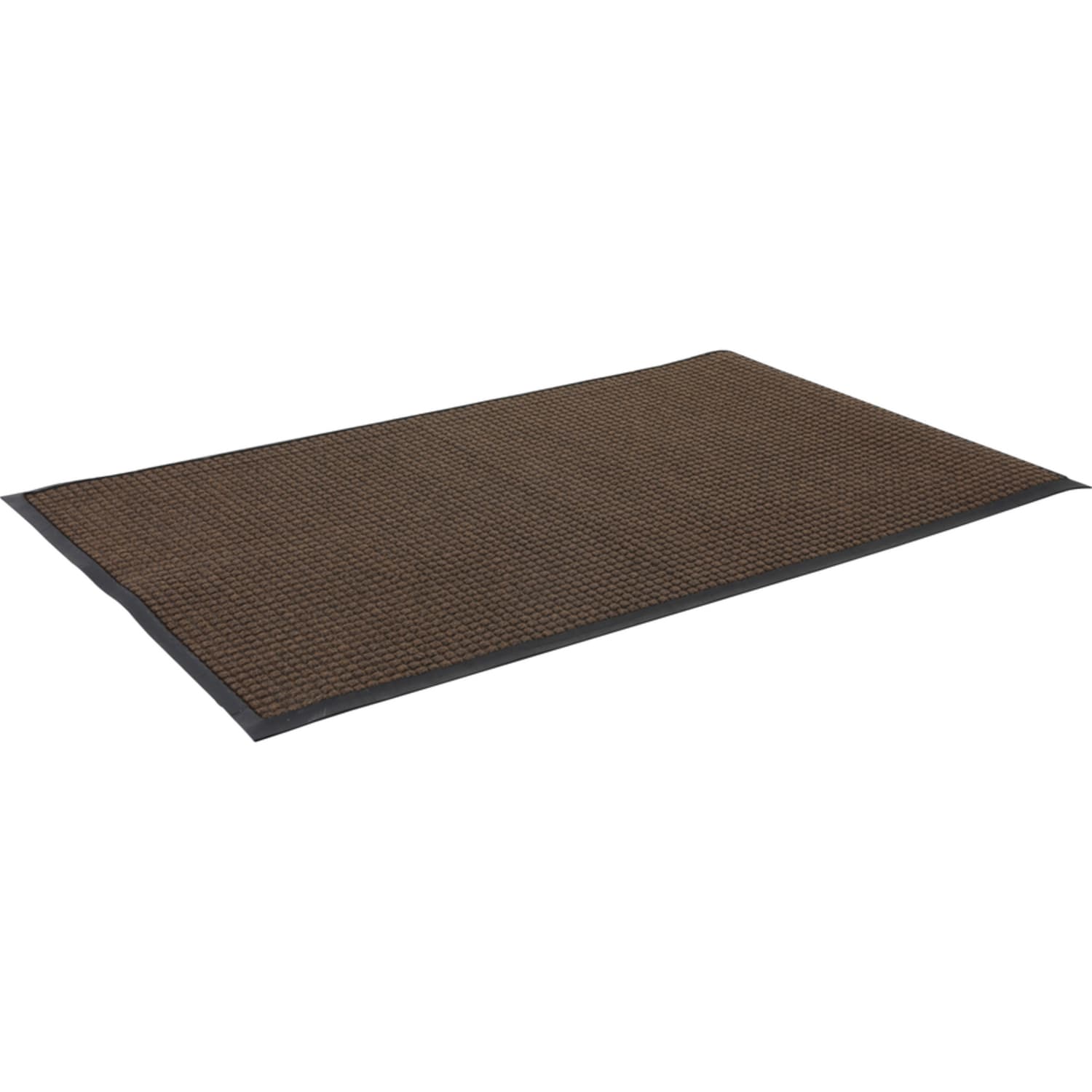 Genuine Joe Waterguard Indoor/Outdoor Floor Mat, 3ft x 5ft, Brown - Image 4